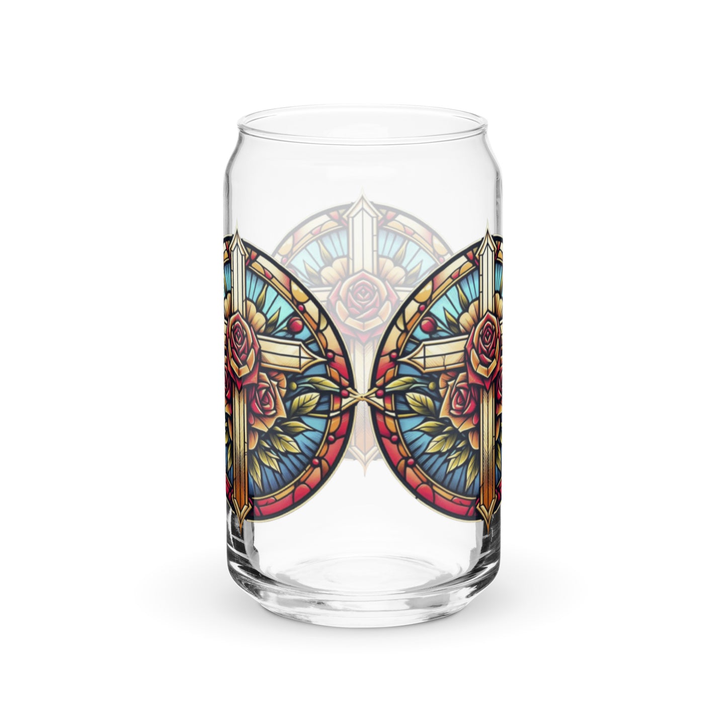 Can-shaped glass