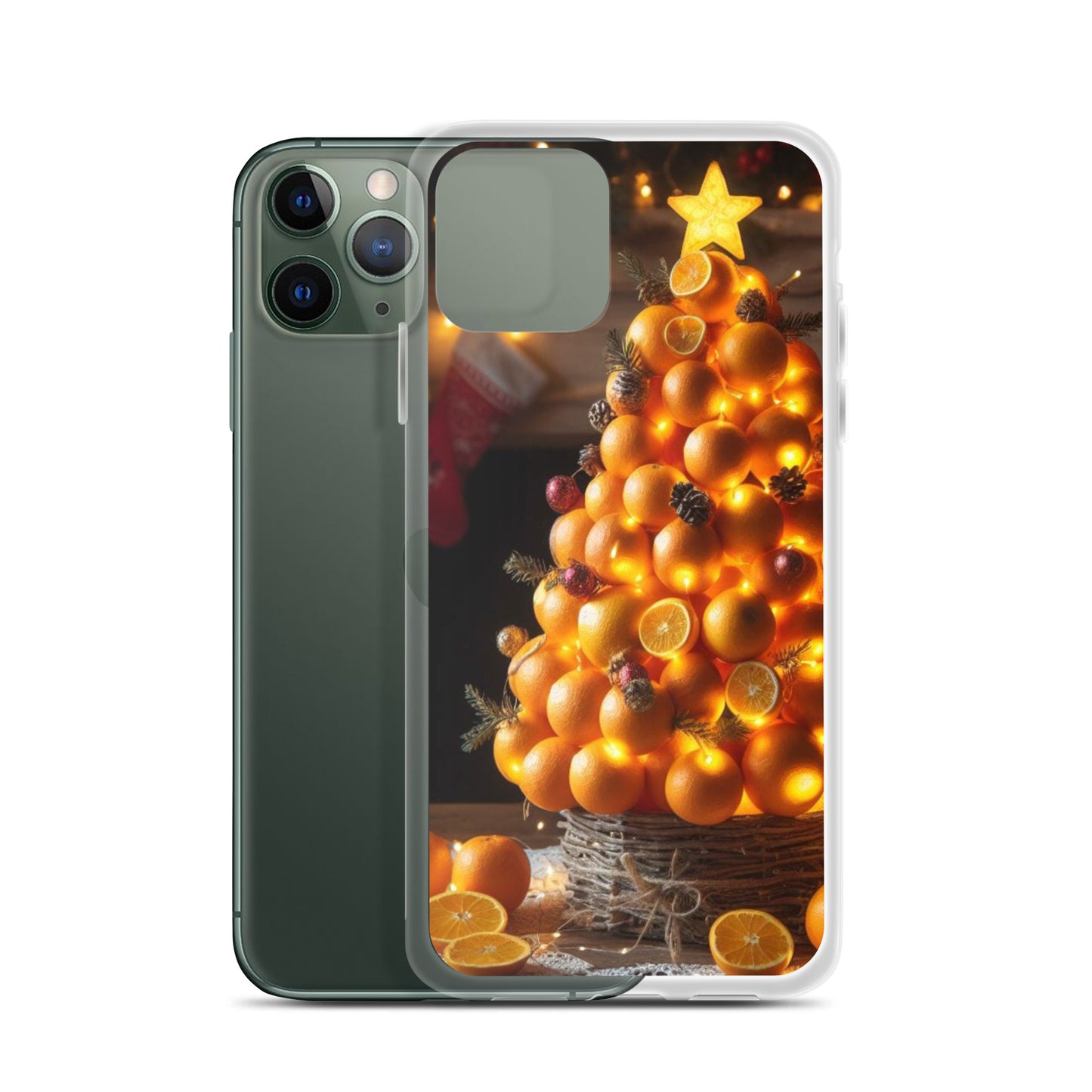 Christmas Tree Clear Case For iPhone®