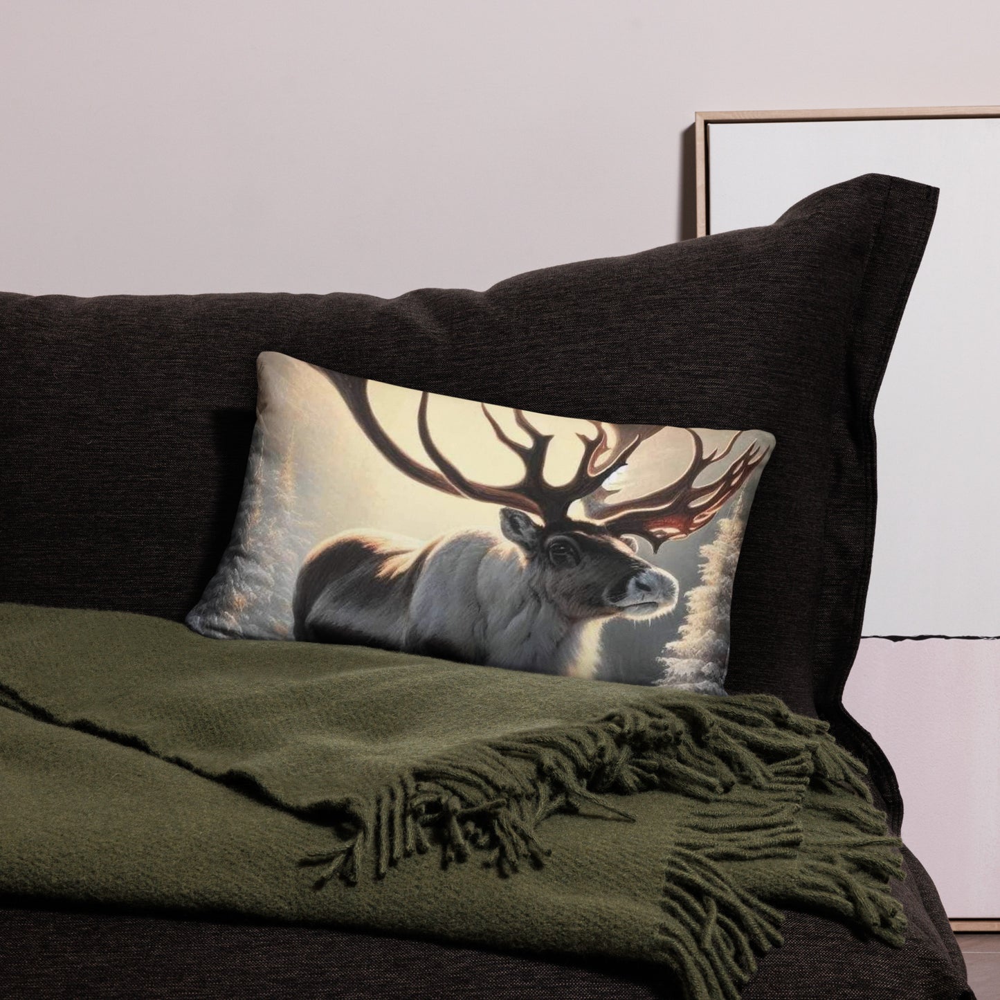 Christmas Reindeer Basic Pillow