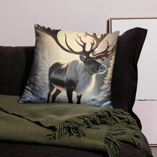 Christmas Reindeer Basic Pillow