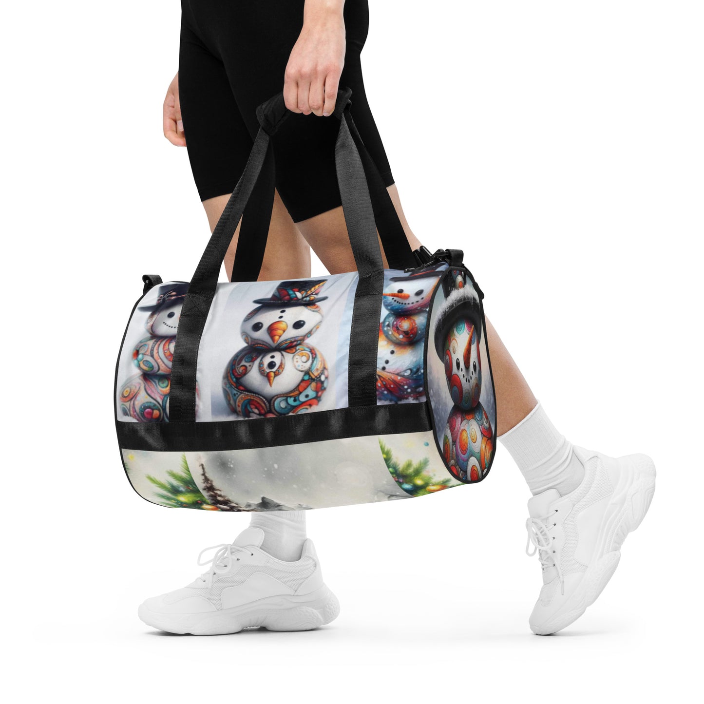 Christmas All-over print gym bag