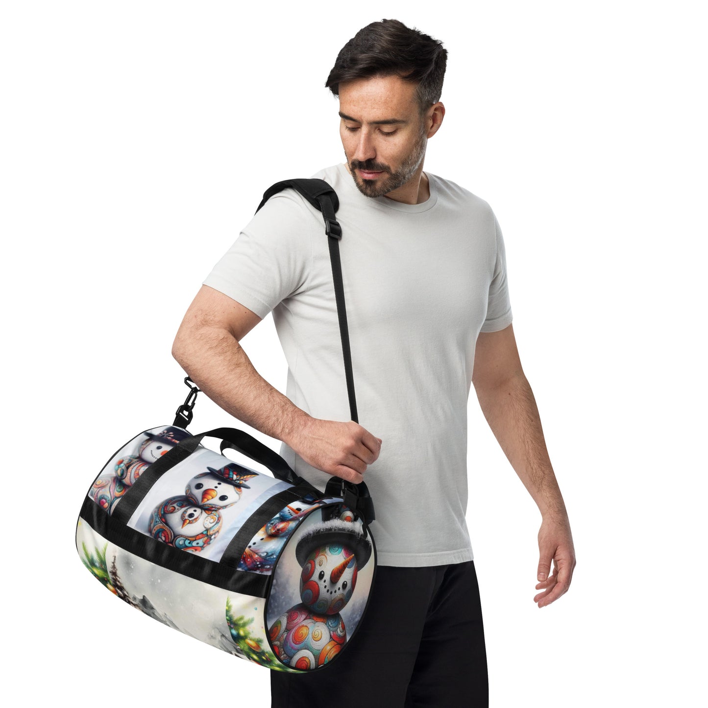 Christmas All-over print gym bag