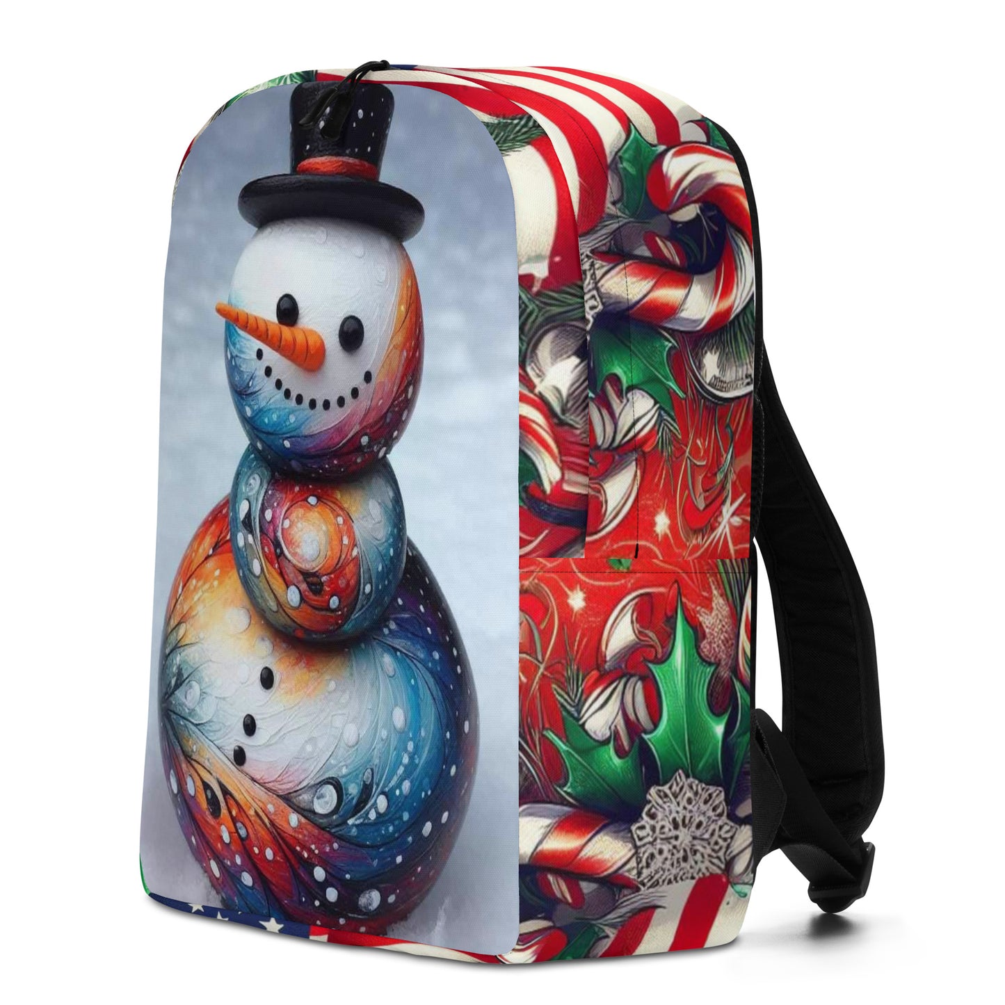 Christmas Snowman US Minimalist Backpack