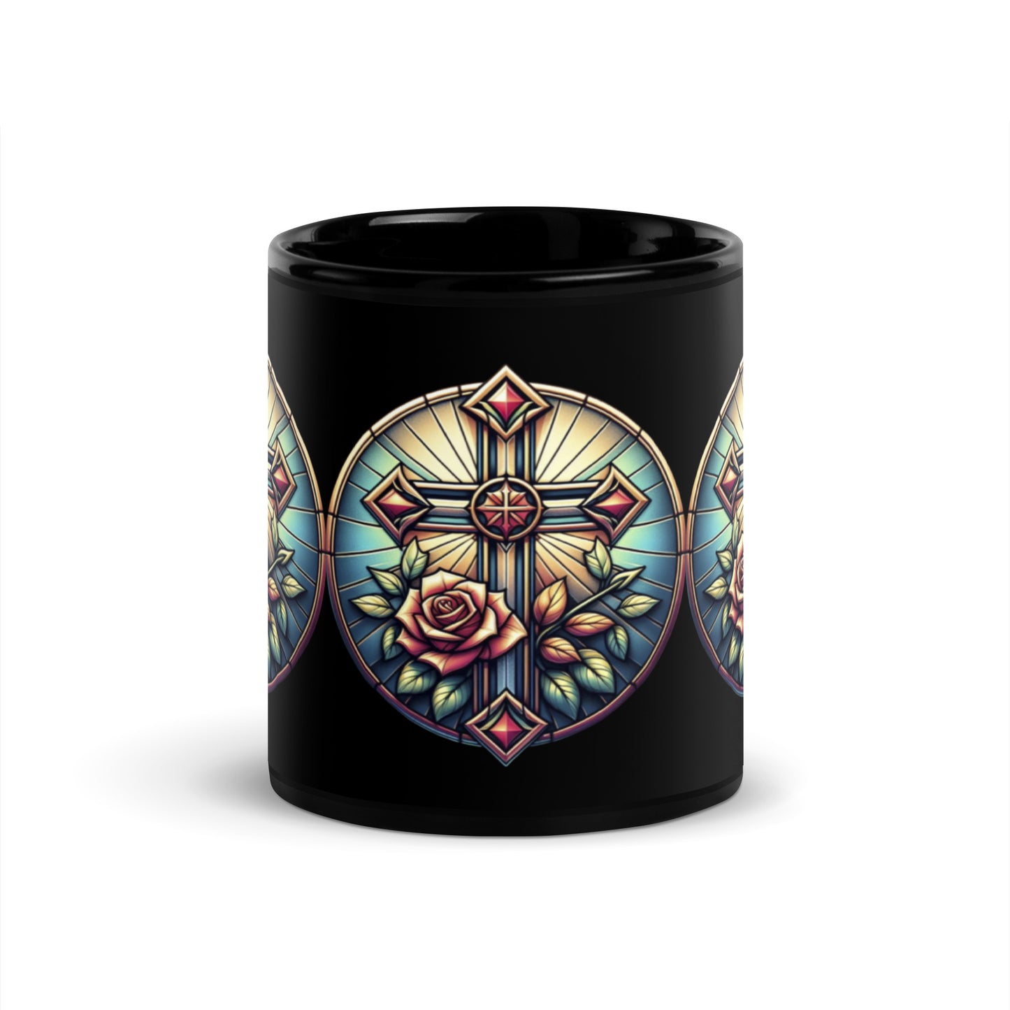 Cross Black Glossy Mug