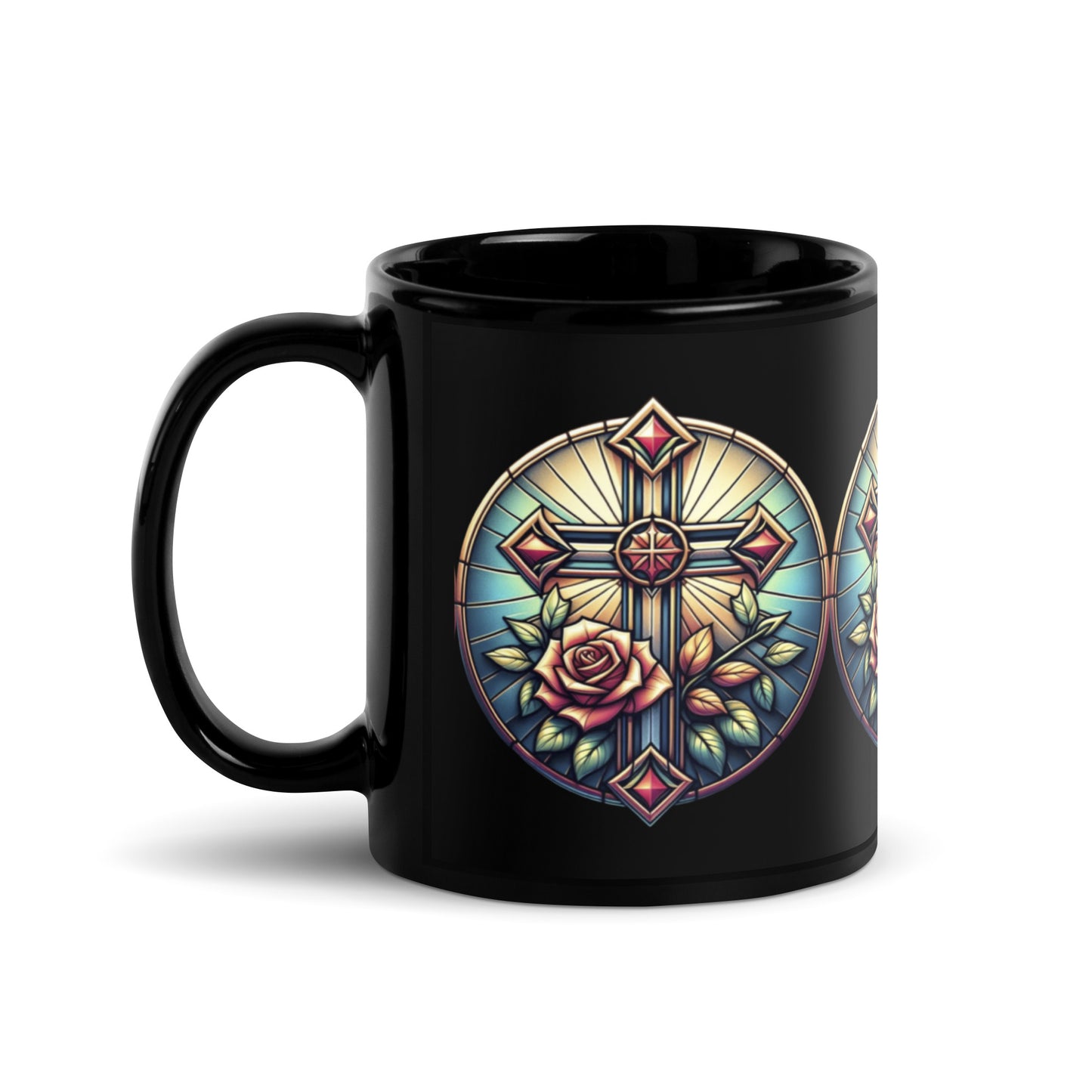 Cross Black Glossy Mug