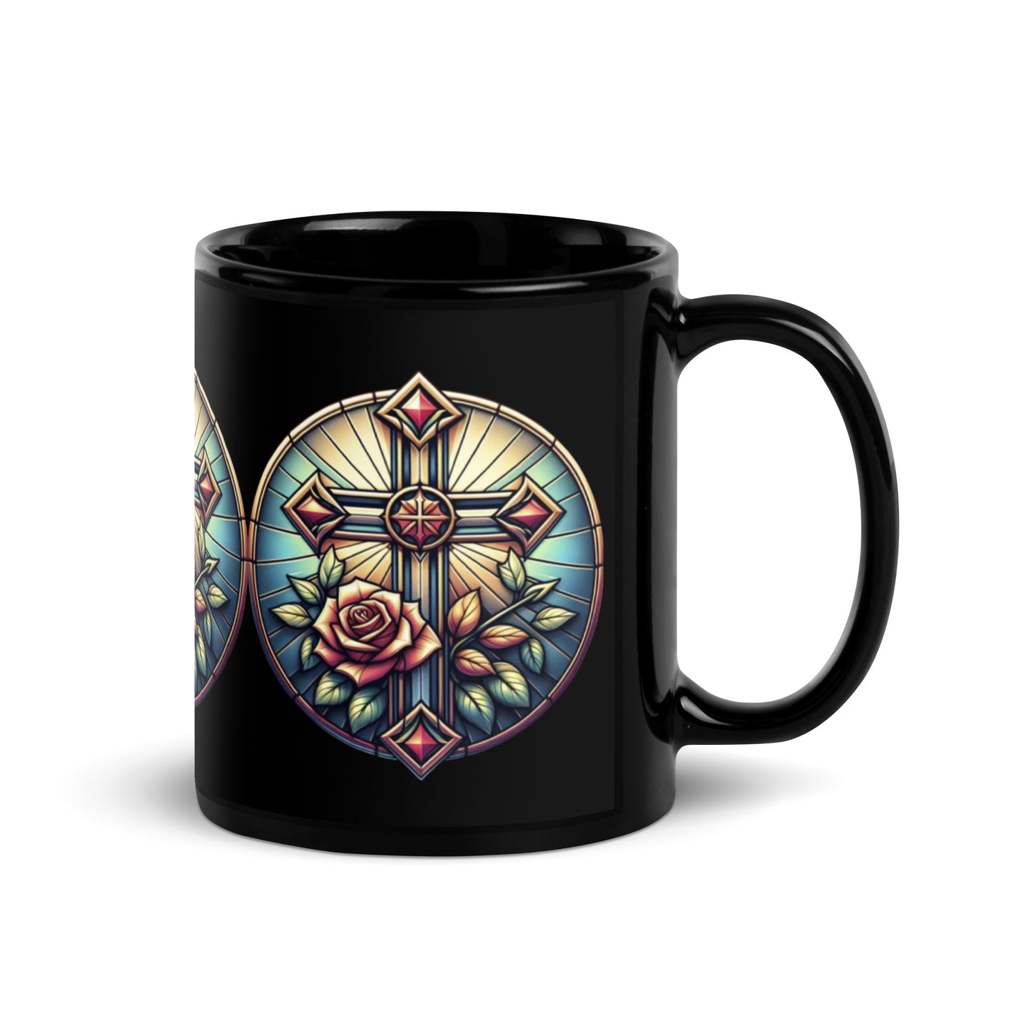 Cross Black Glossy Mug