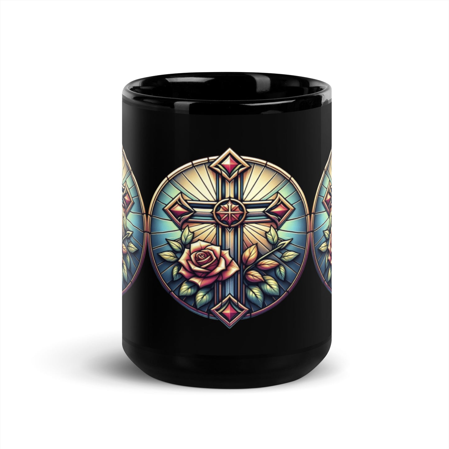 Cross Black Glossy Mug