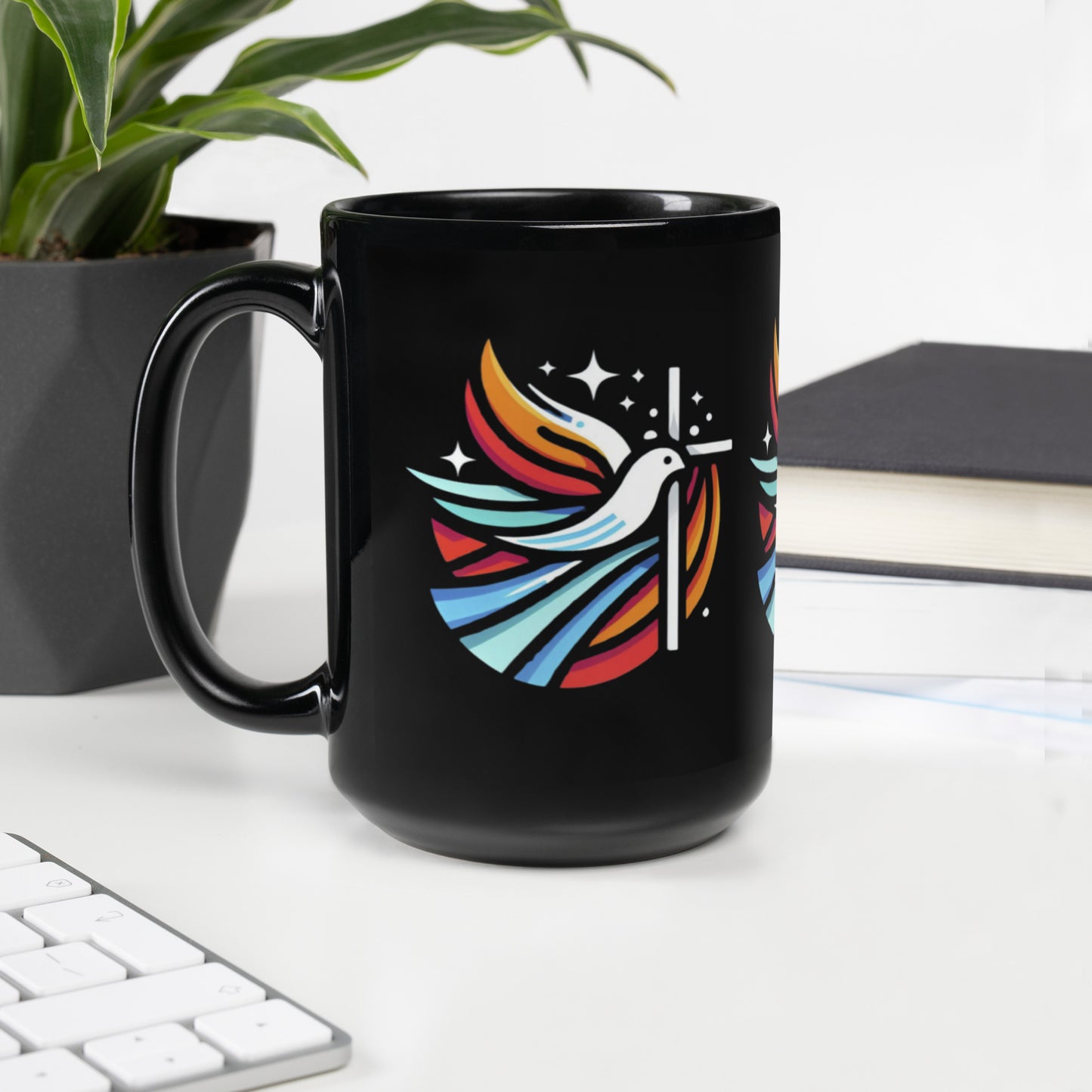 Black Glossy Mug