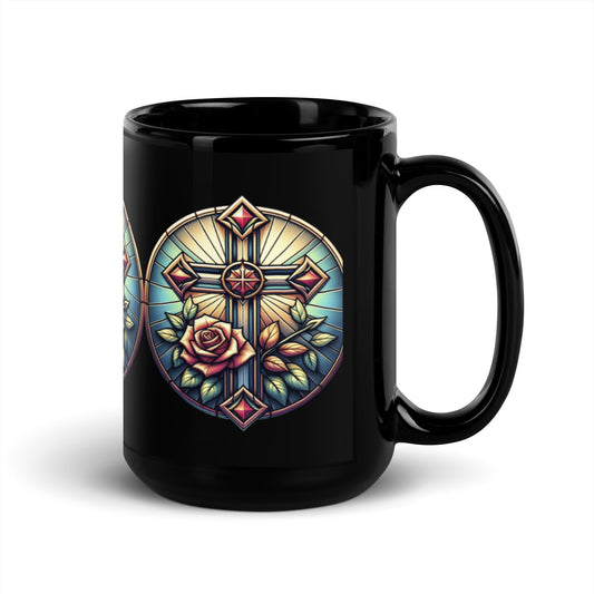 Cross Black Glossy Mug