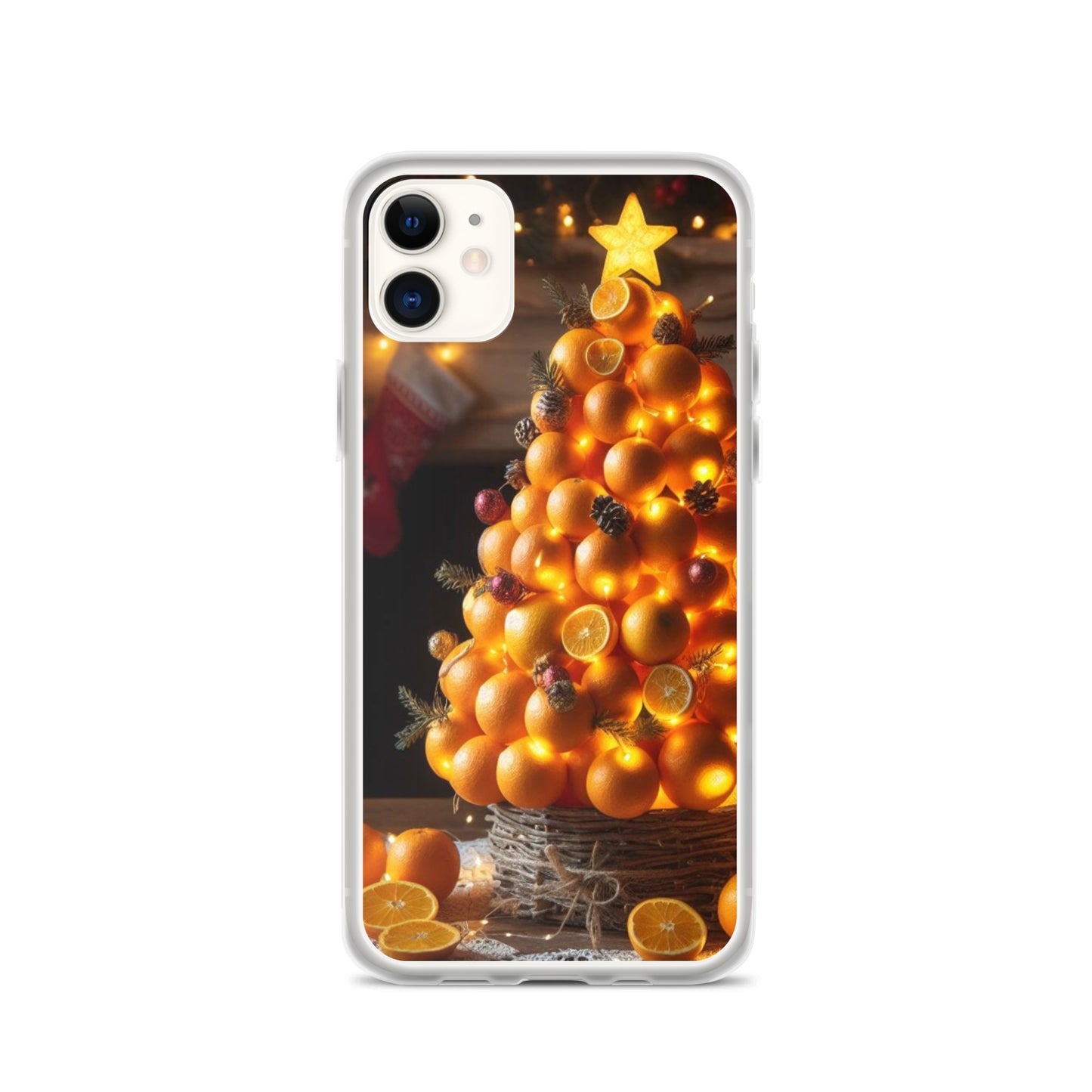 Christmas Tree Clear Case For iPhone®