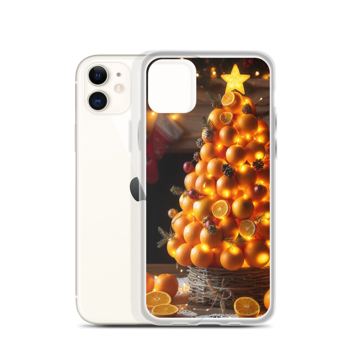 Christmas Tree Clear Case For iPhone®