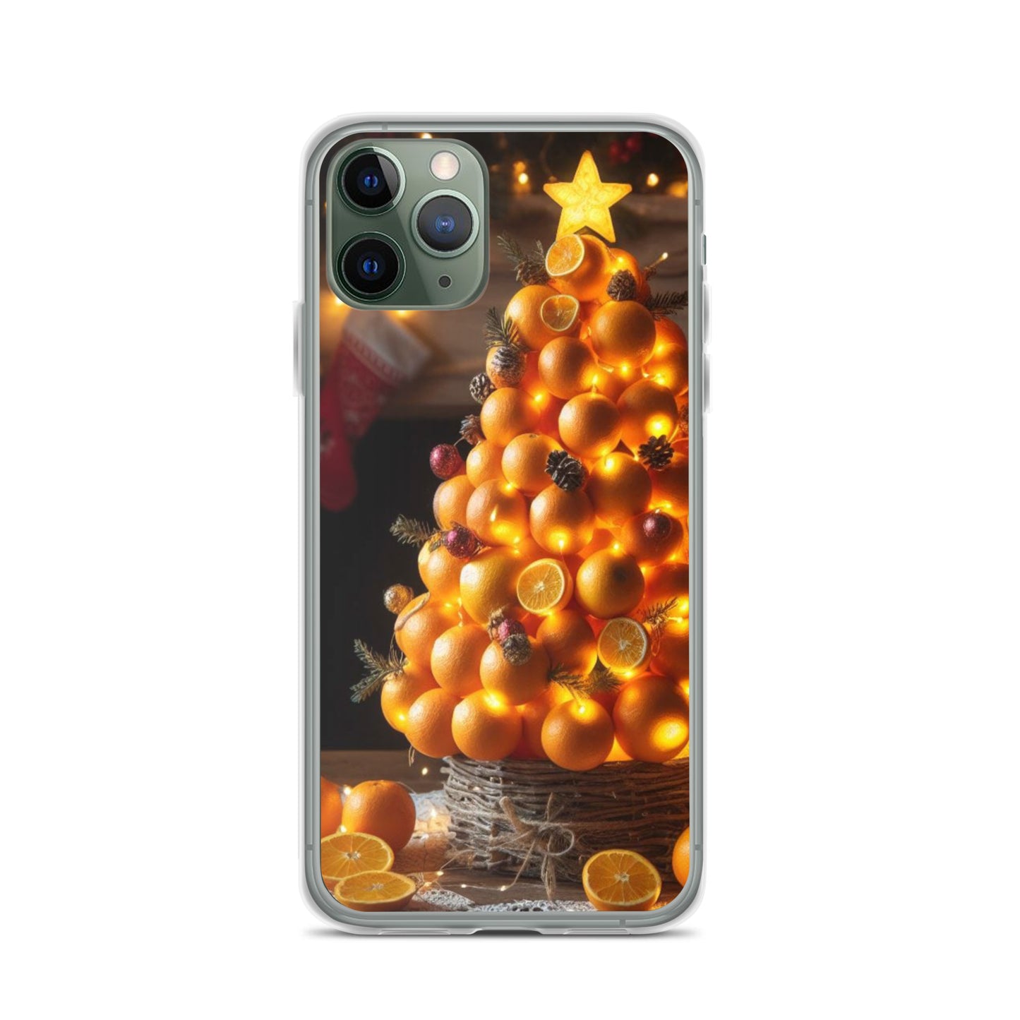 Christmas Tree Clear Case For iPhone®