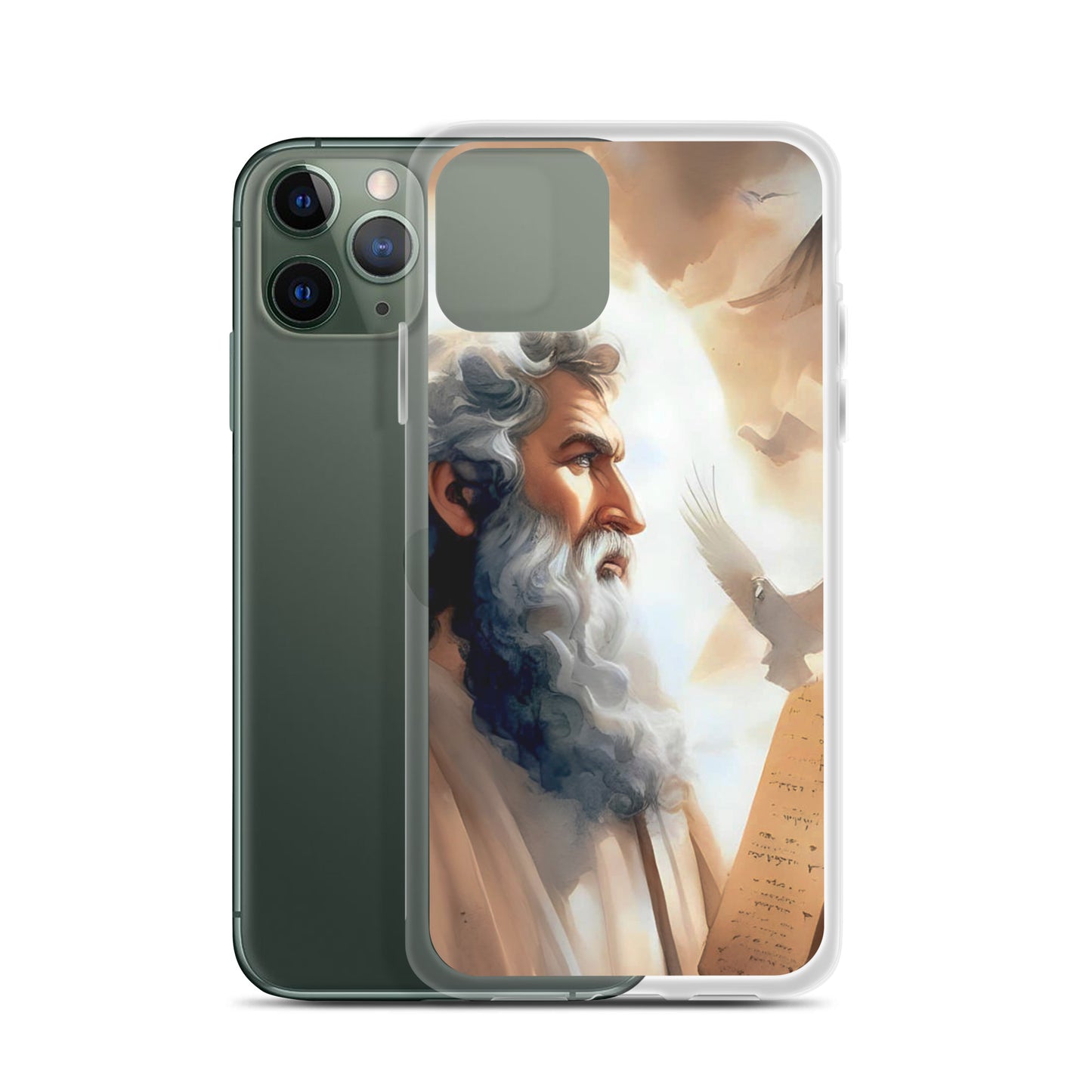 Moses With The Ten Commandments Clear Case for iPhone®