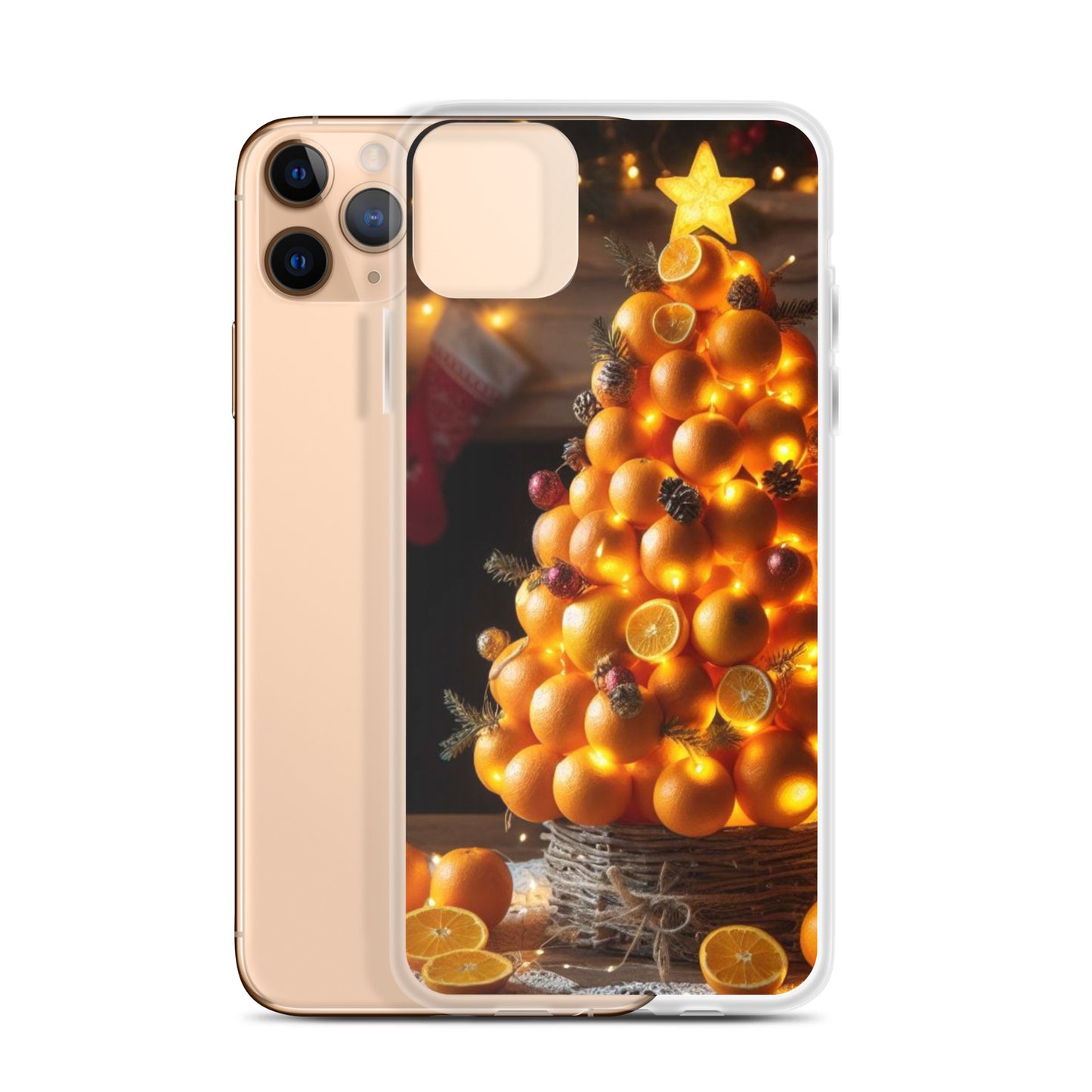 Christmas Tree Clear Case For iPhone®