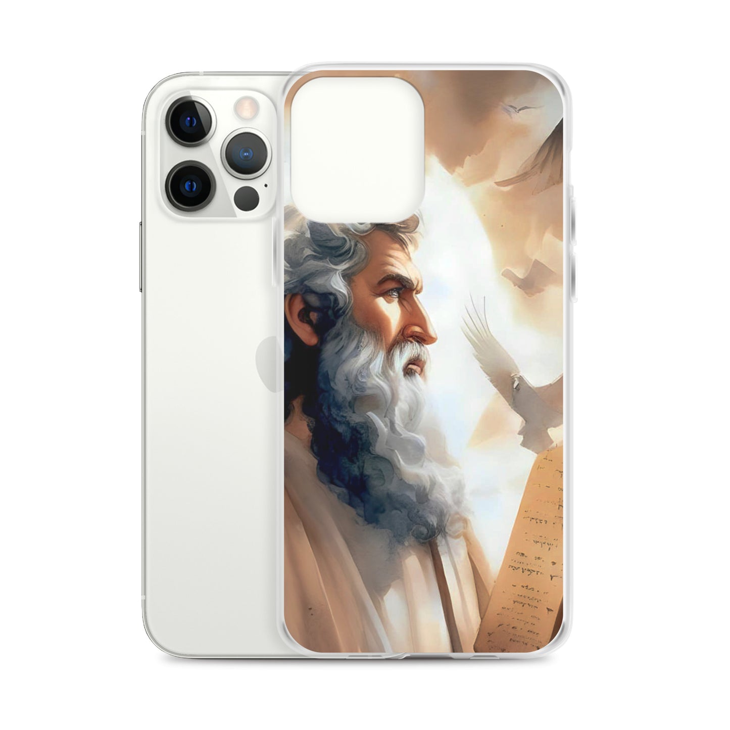 Moses With The Ten Commandments Clear Case for iPhone®