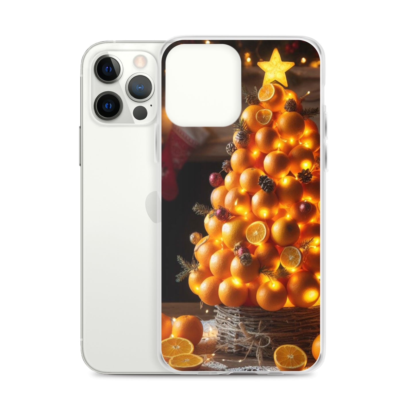 Christmas Tree Clear Case For iPhone®