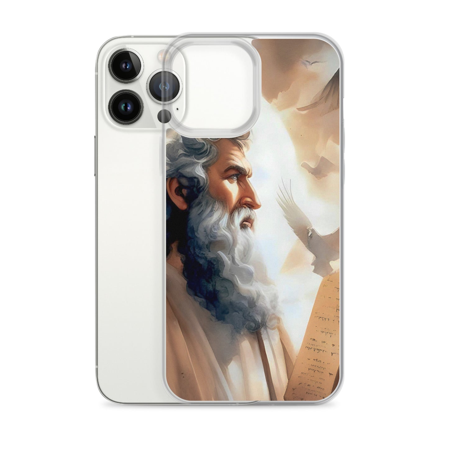 Moses With The Ten Commandments Clear Case for iPhone®