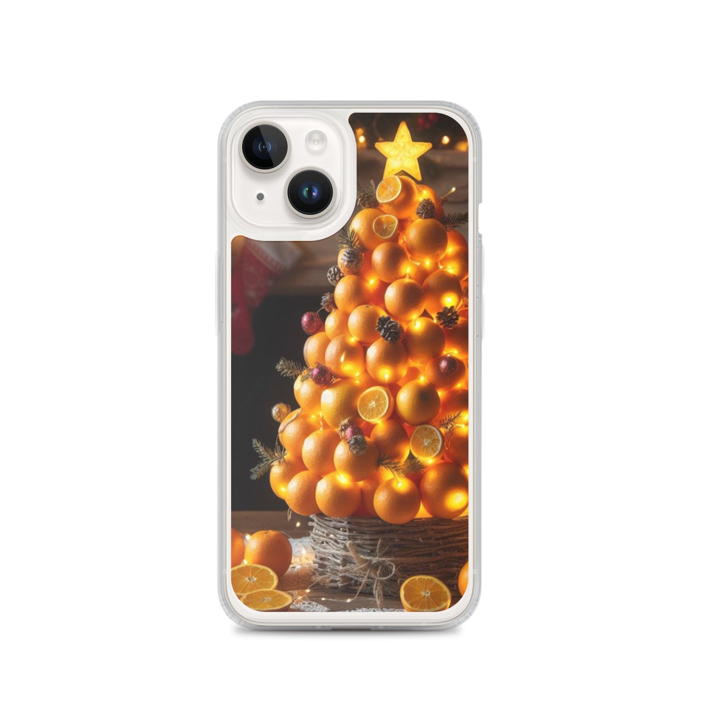 Christmas Tree Clear Case For iPhone®