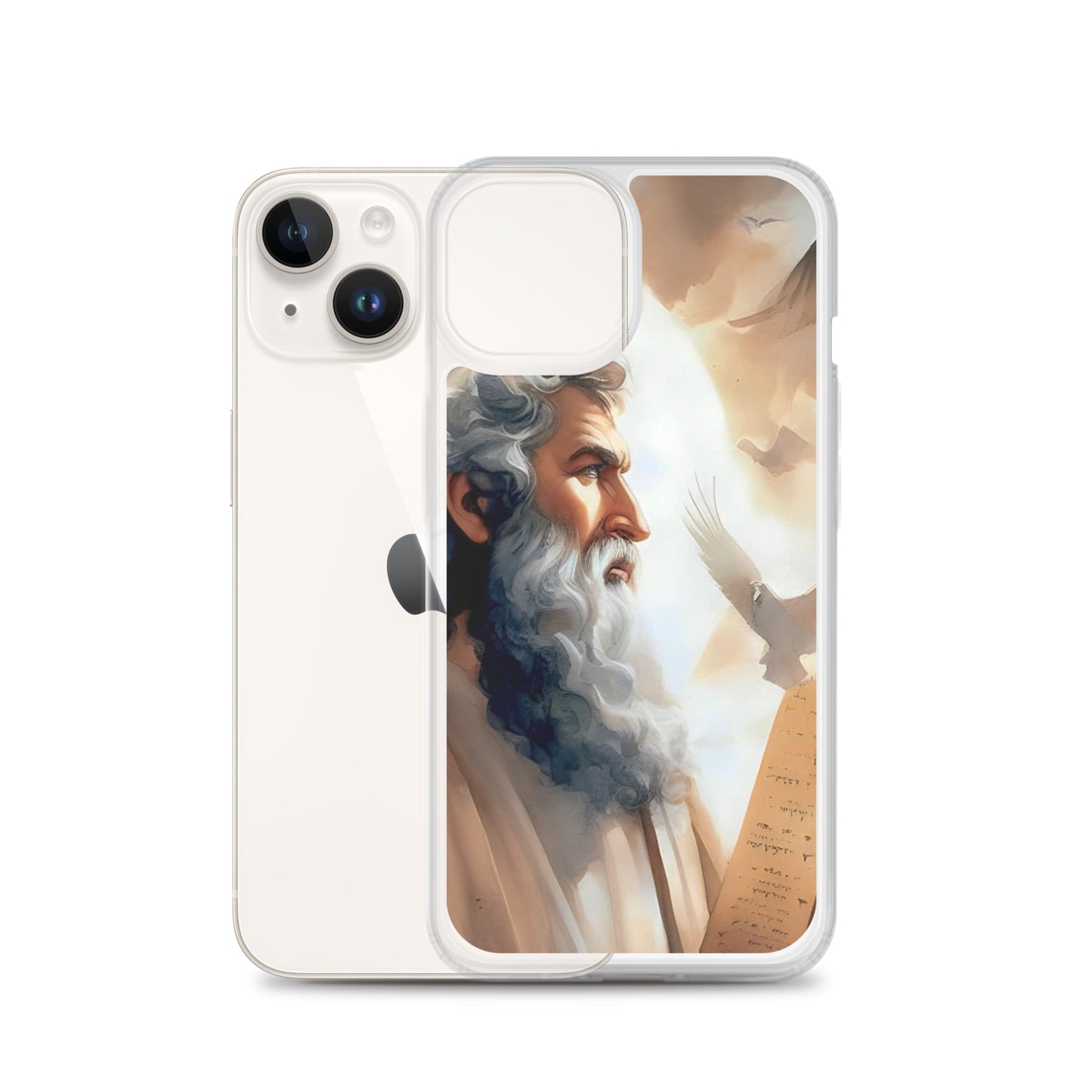 Moses With The Ten Commandments Clear Case for iPhone®