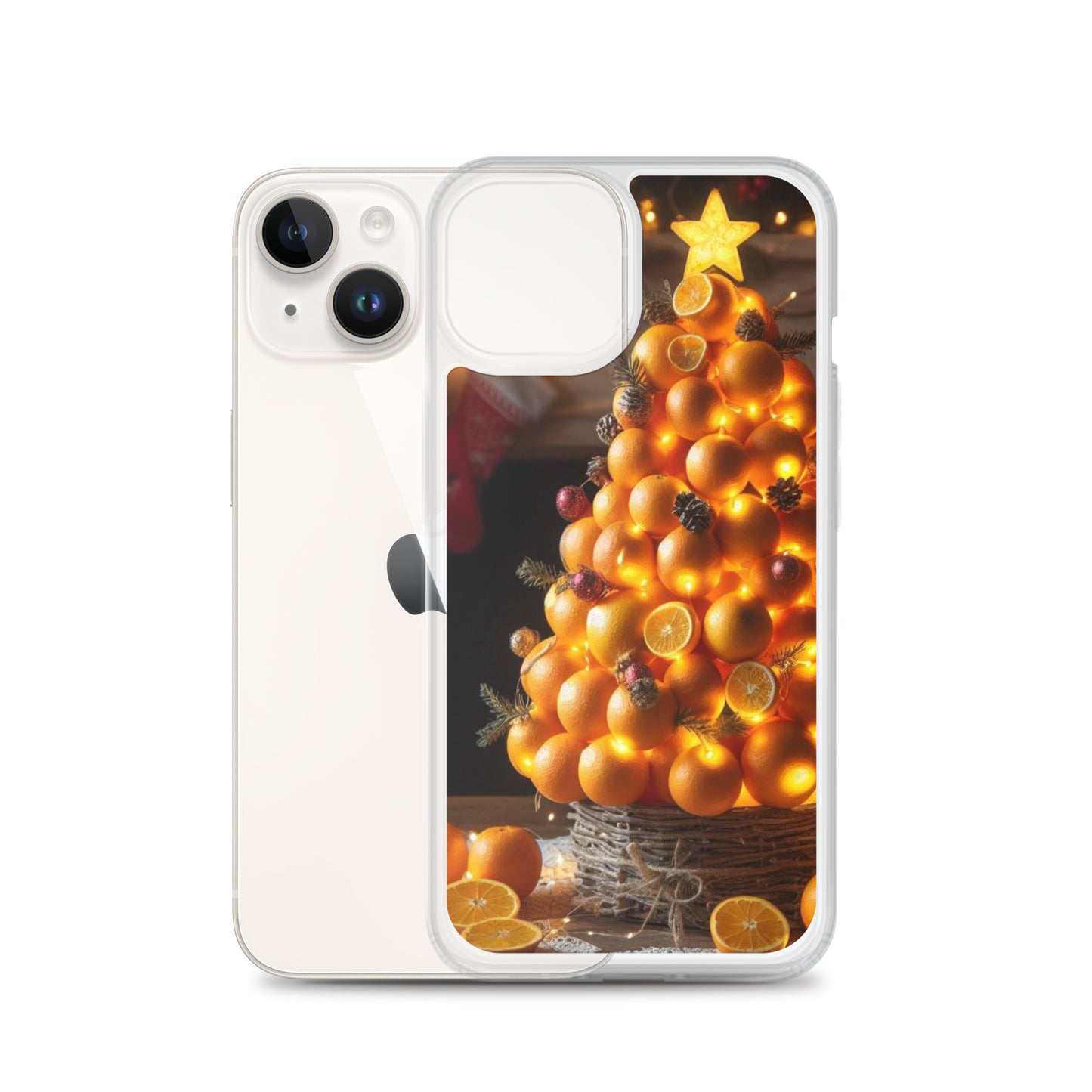 Christmas Tree Clear Case For iPhone®