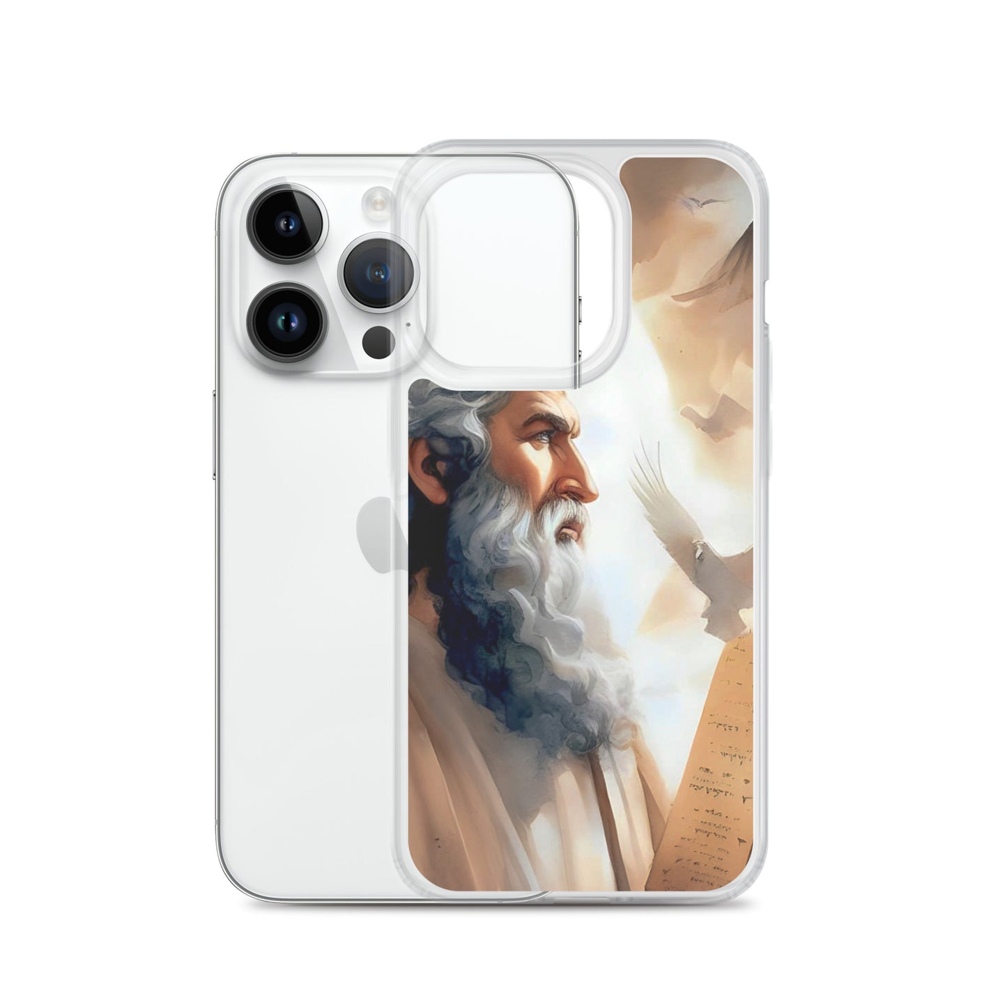 Moses With The Ten Commandments Clear Case for iPhone®