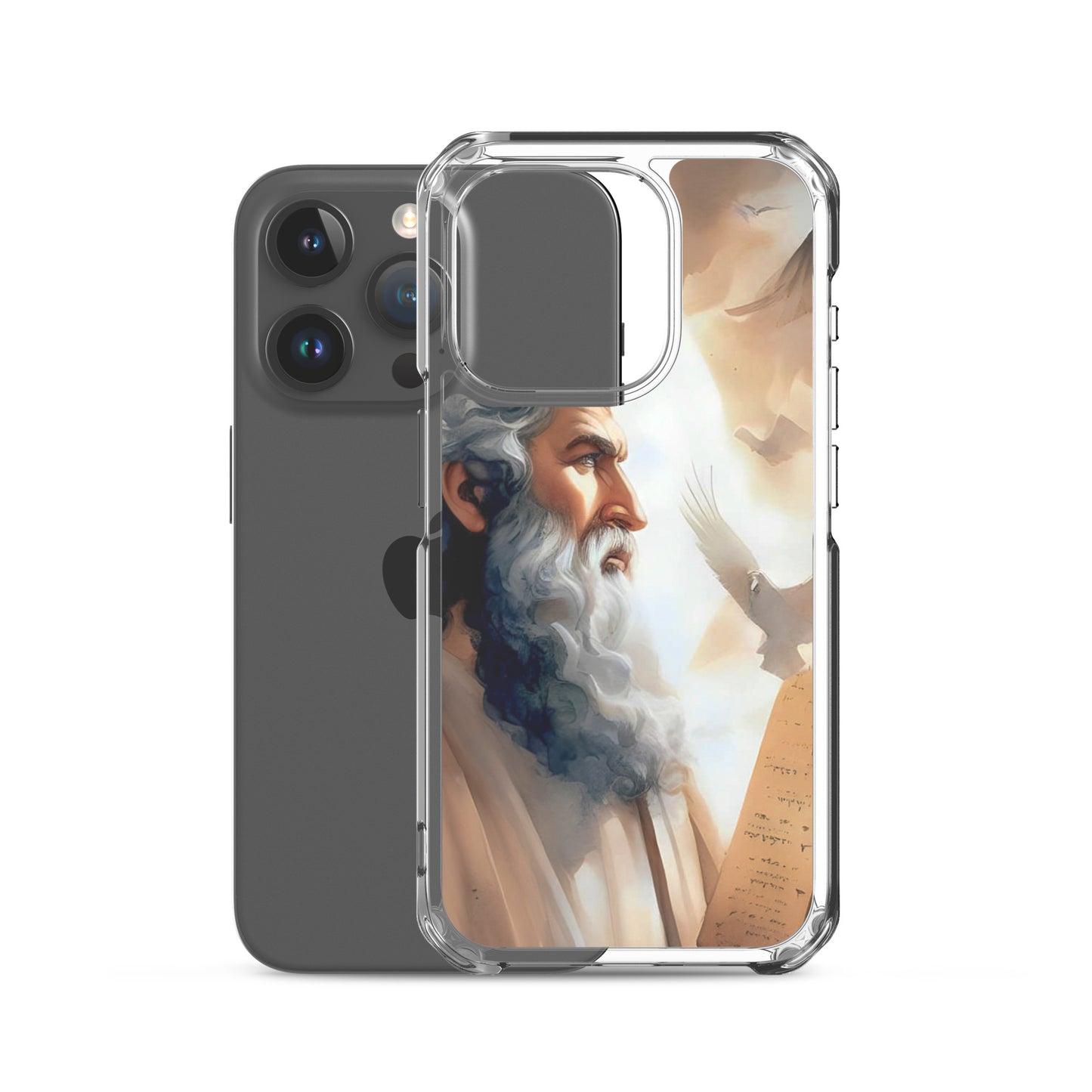 Moses With The Ten Commandments Clear Case for iPhone®