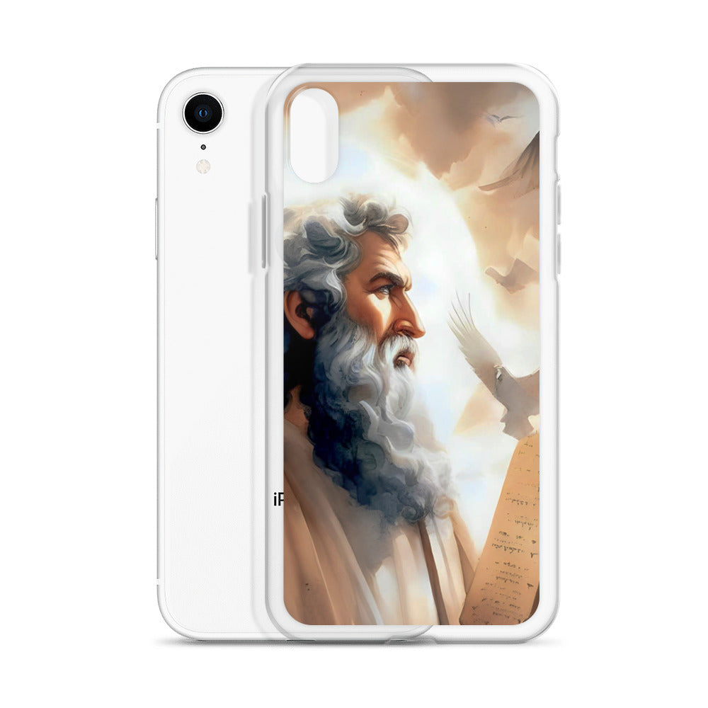 Moses With The Ten Commandments Clear Case for iPhone®