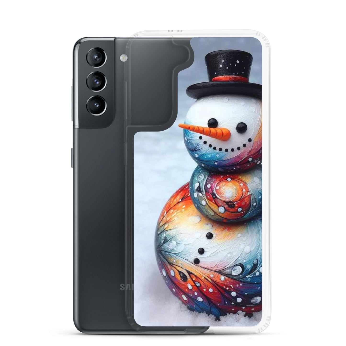 Christmas Snowman Clear Case for Samsung®