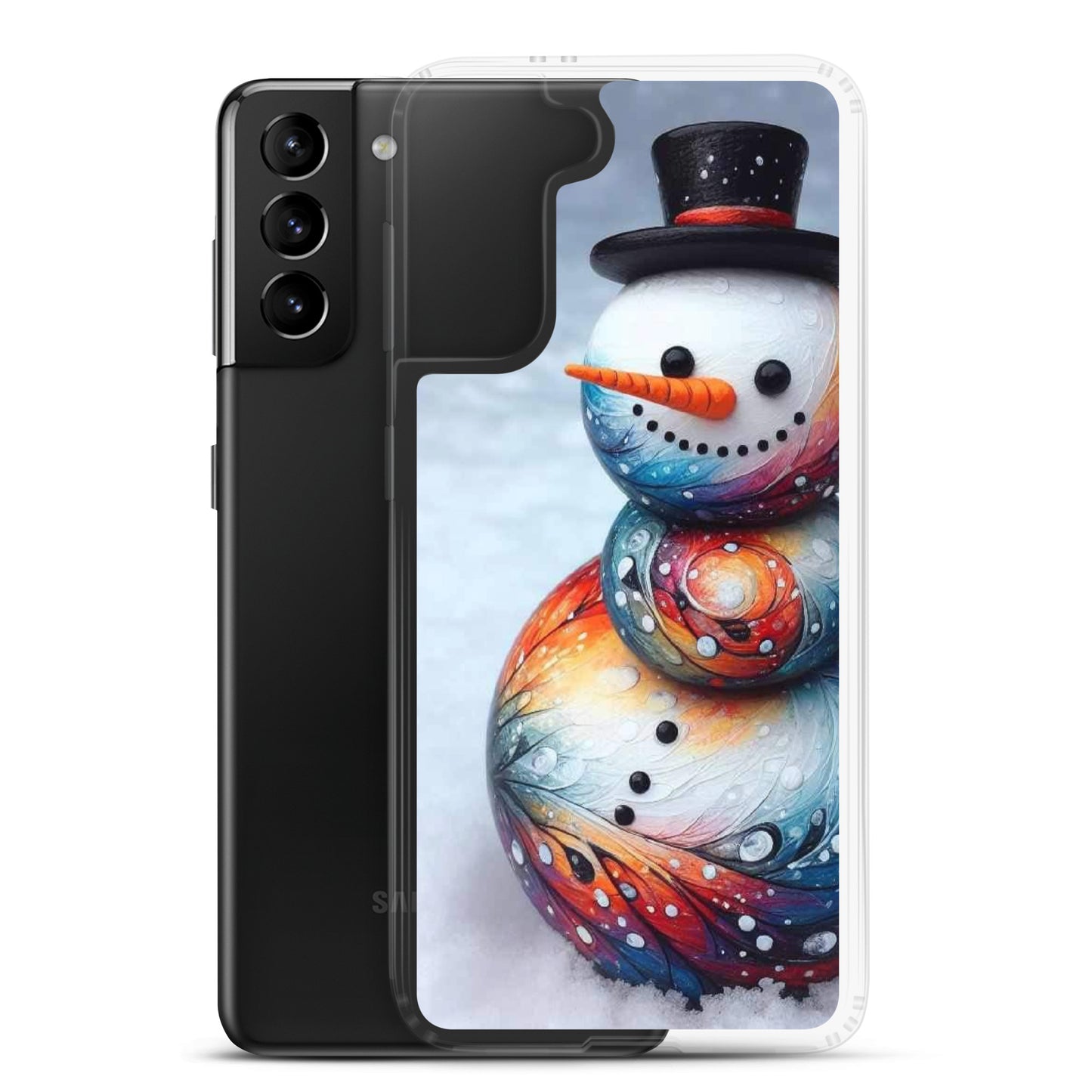 Christmas Snowman Clear Case for Samsung®