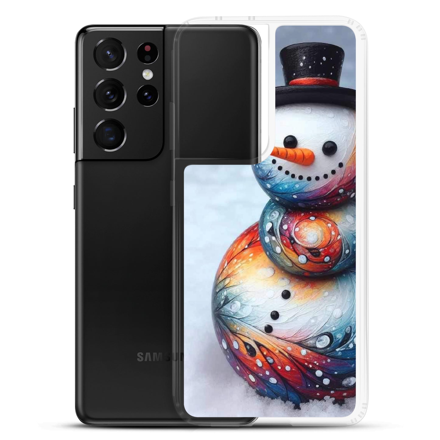 Christmas Snowman Clear Case for Samsung®