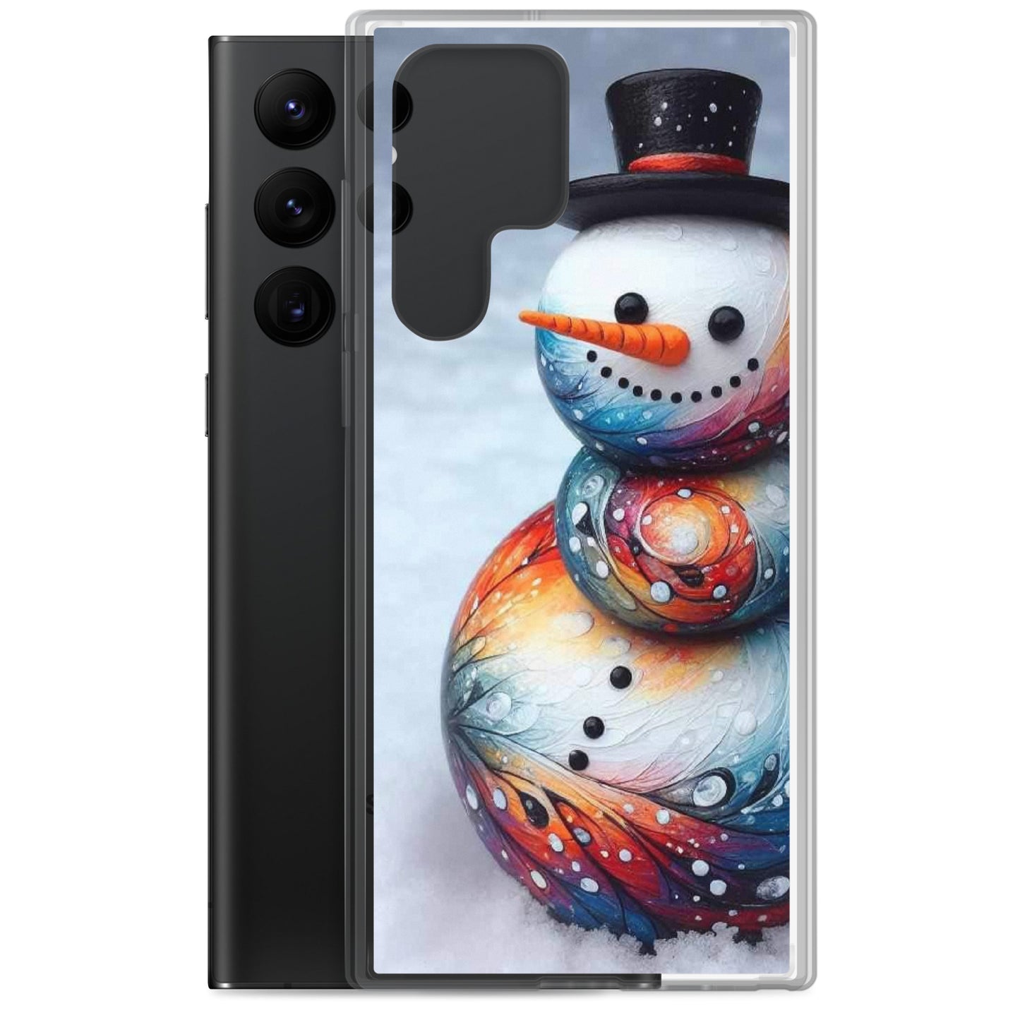 Christmas Snowman Clear Case for Samsung®