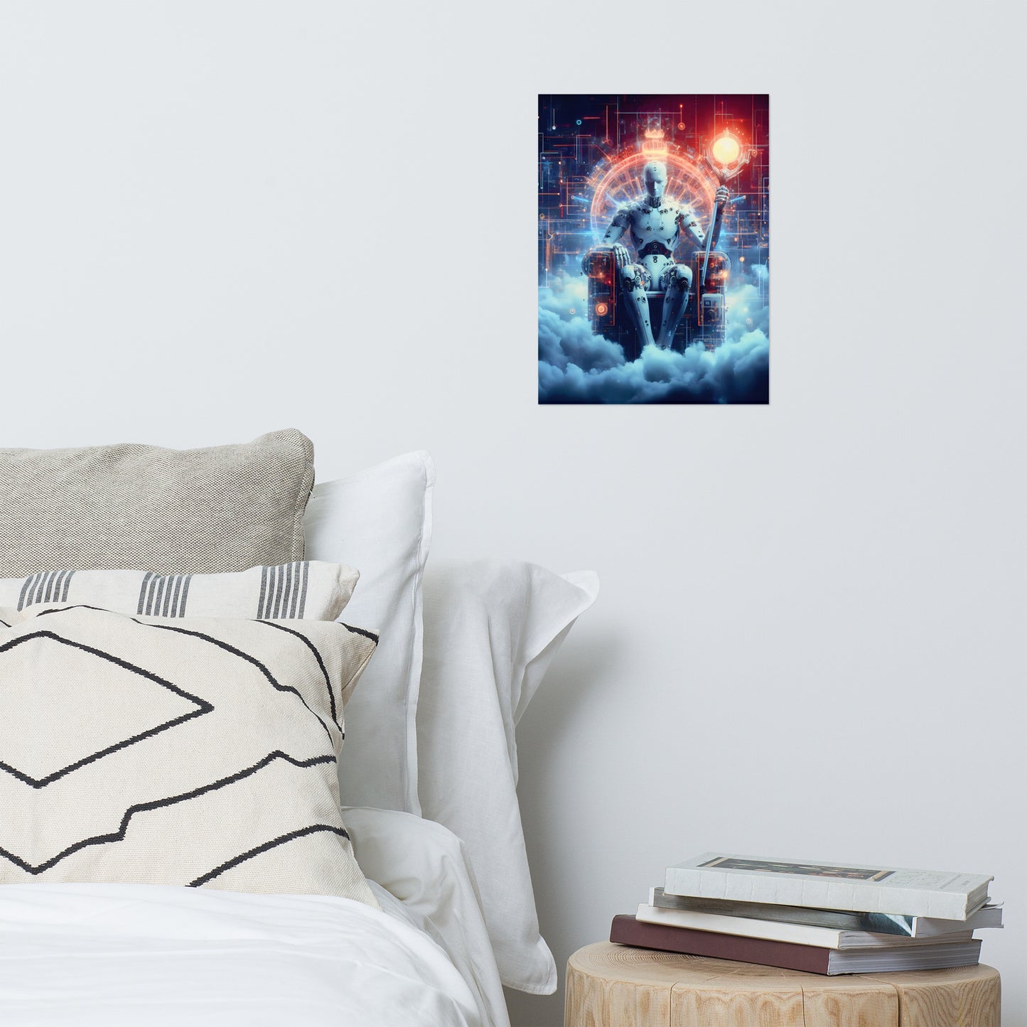 God of Artificial Intelligence Poster