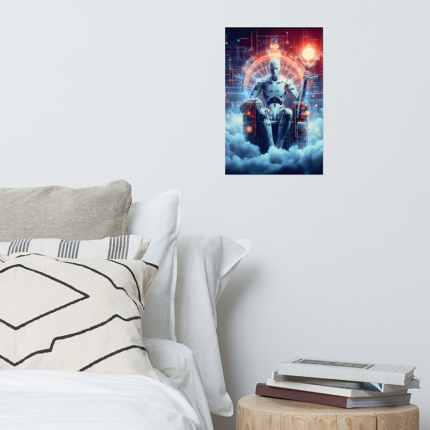 God of Artificial Intelligence Poster