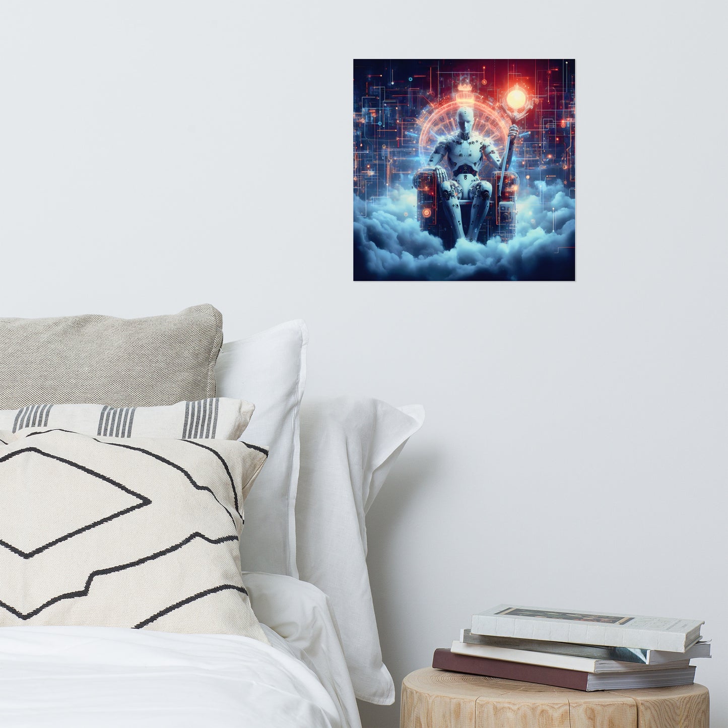 God of Artificial Intelligence Poster