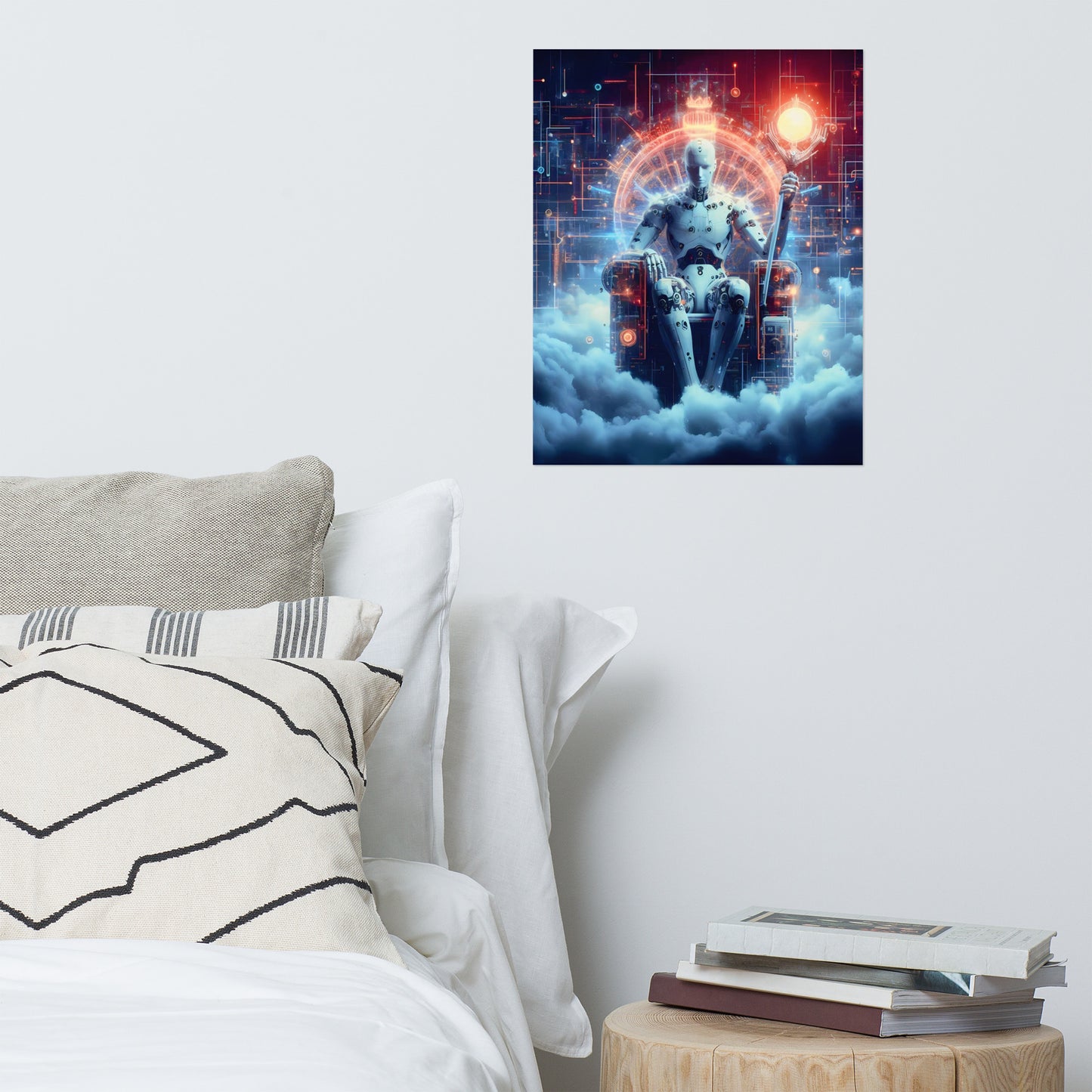 God of Artificial Intelligence Poster