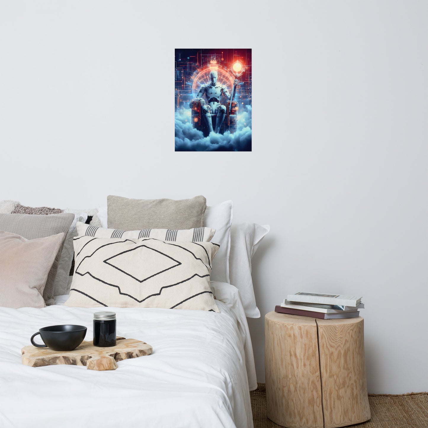 God of Artificial Intelligence Poster