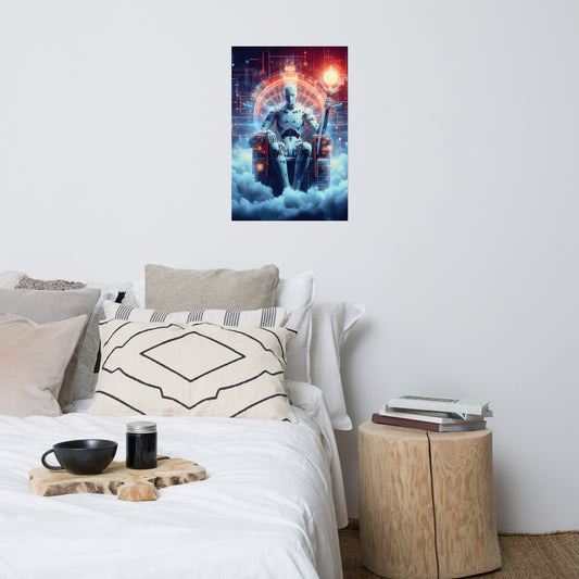 God of Artificial Intelligence Poster