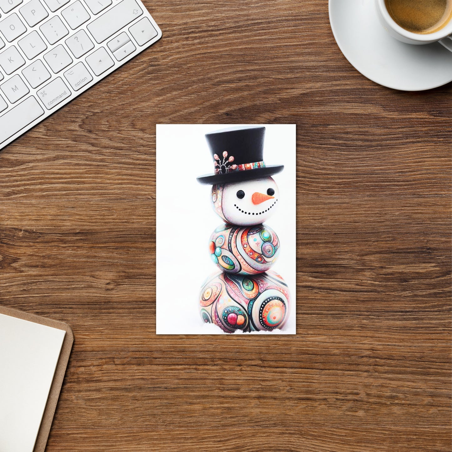 Snowman Christmas Card