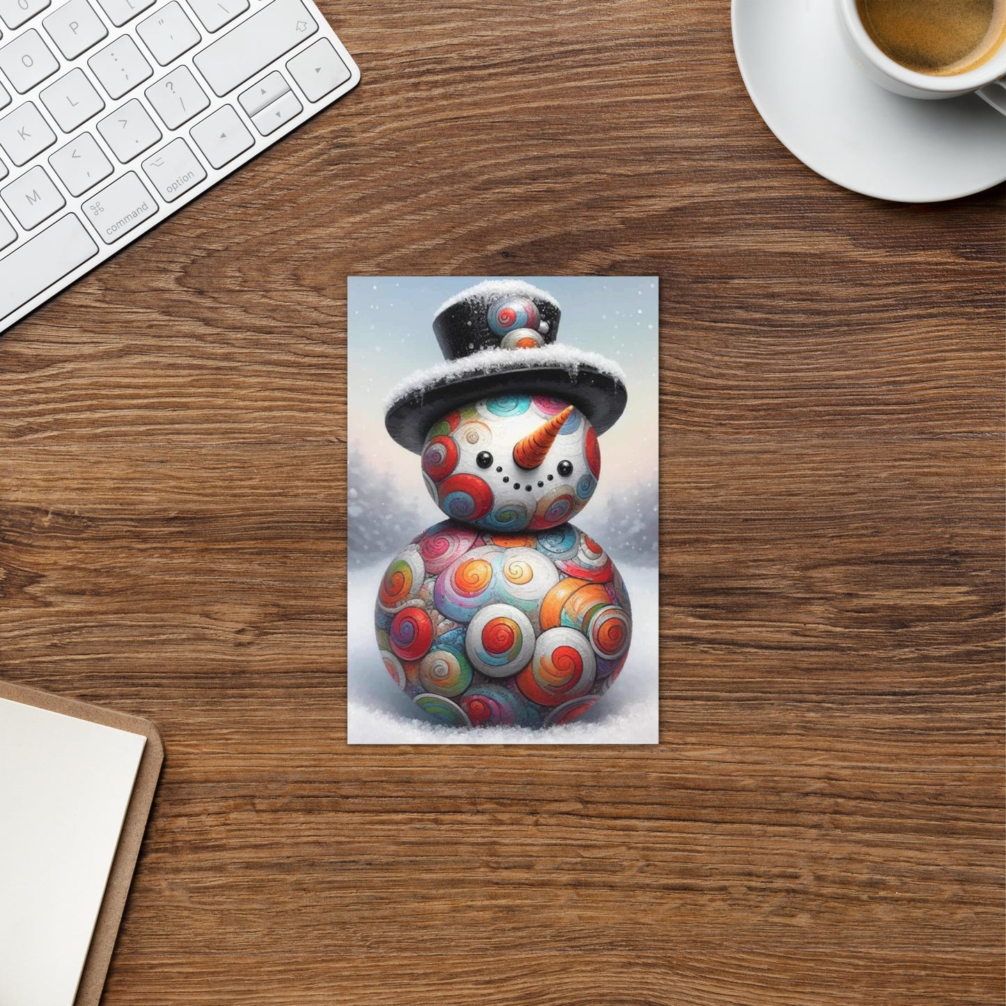 Snowman Christmas Card