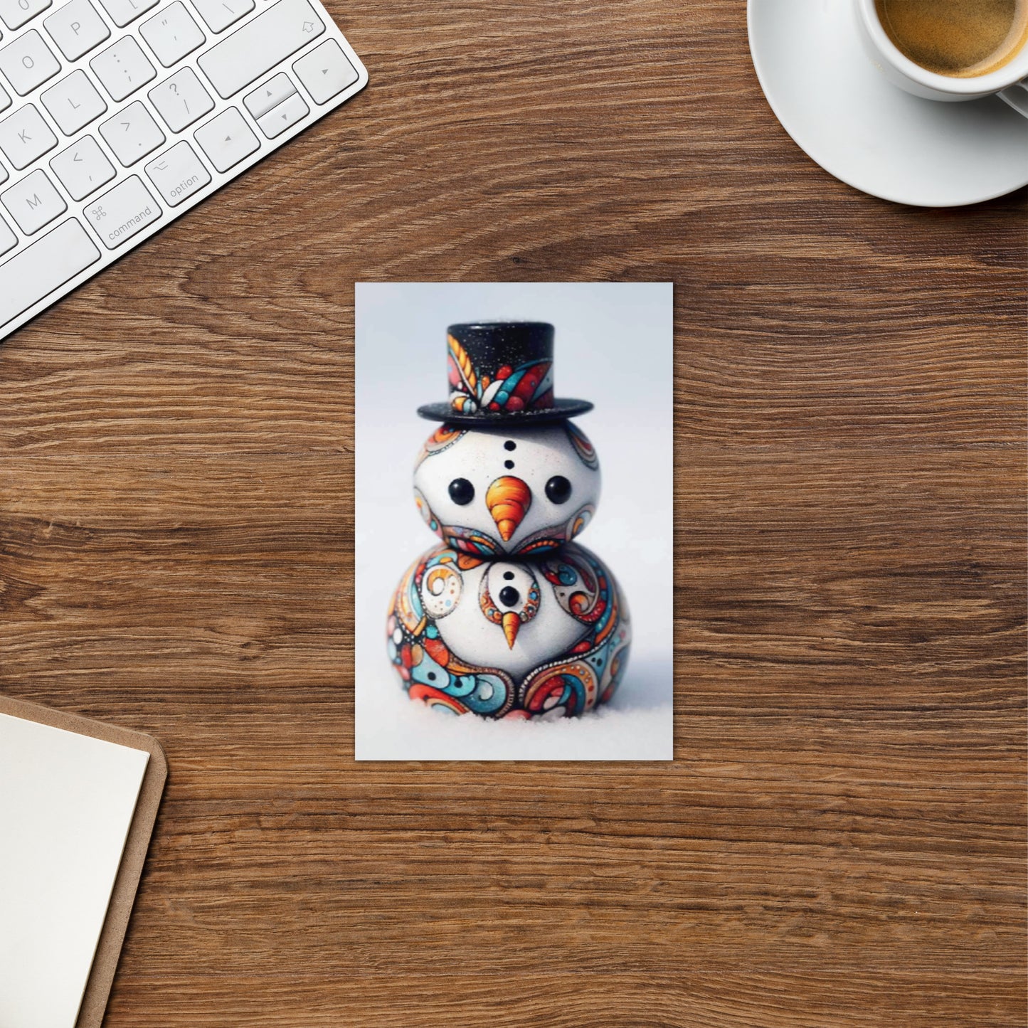 Snowman Christmas Card