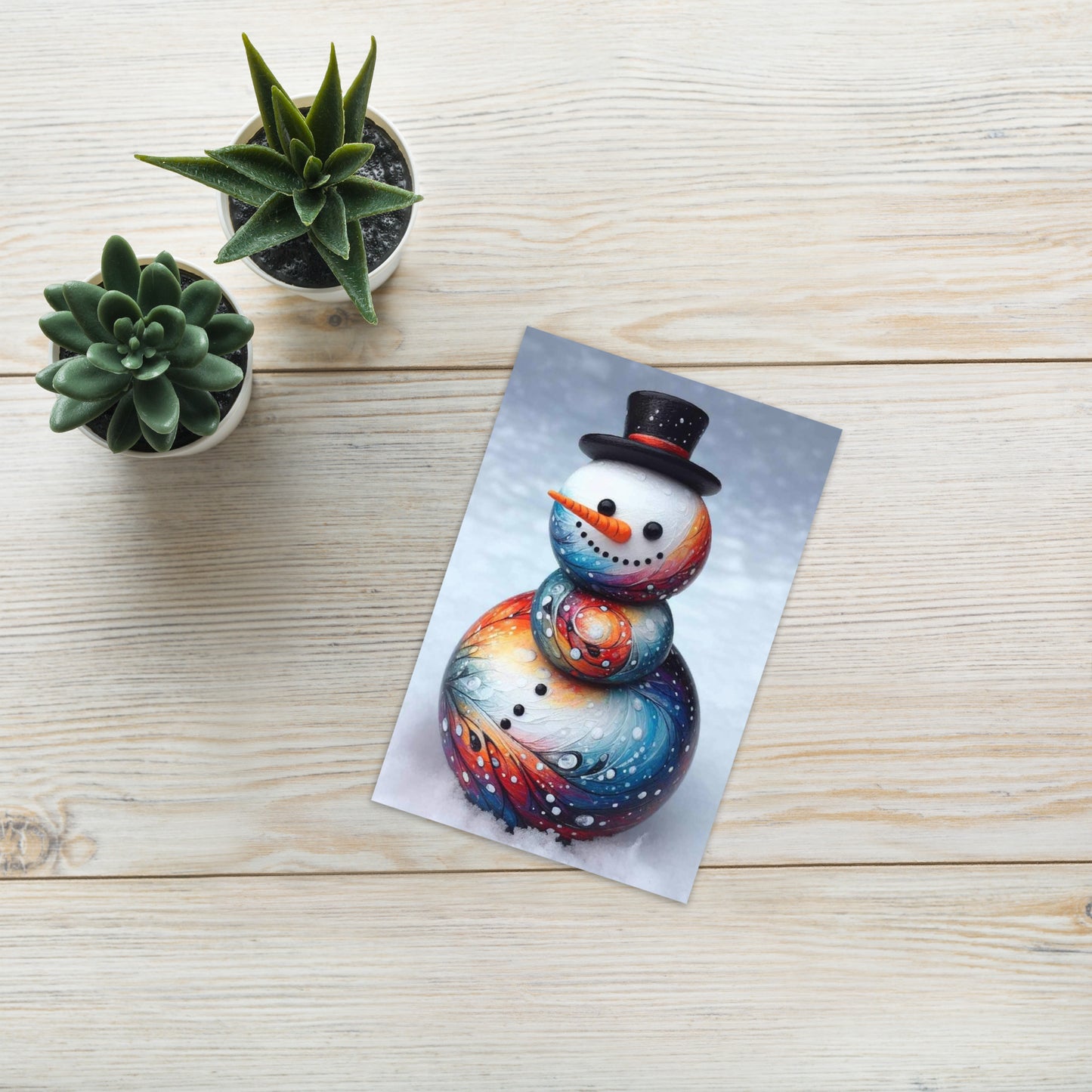 Snowman Christmas Card