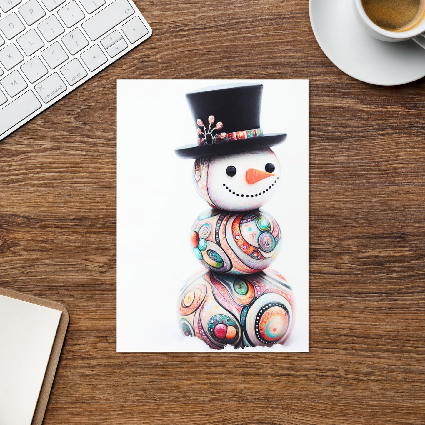 Snowman Christmas Card