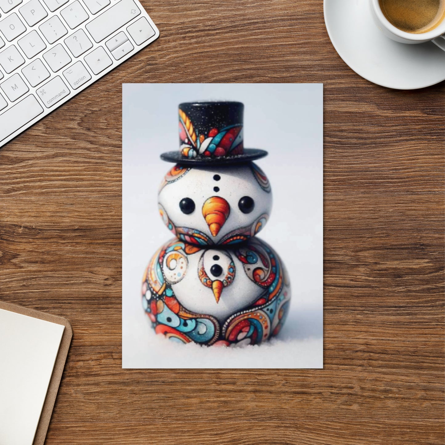 Snowman Christmas Card