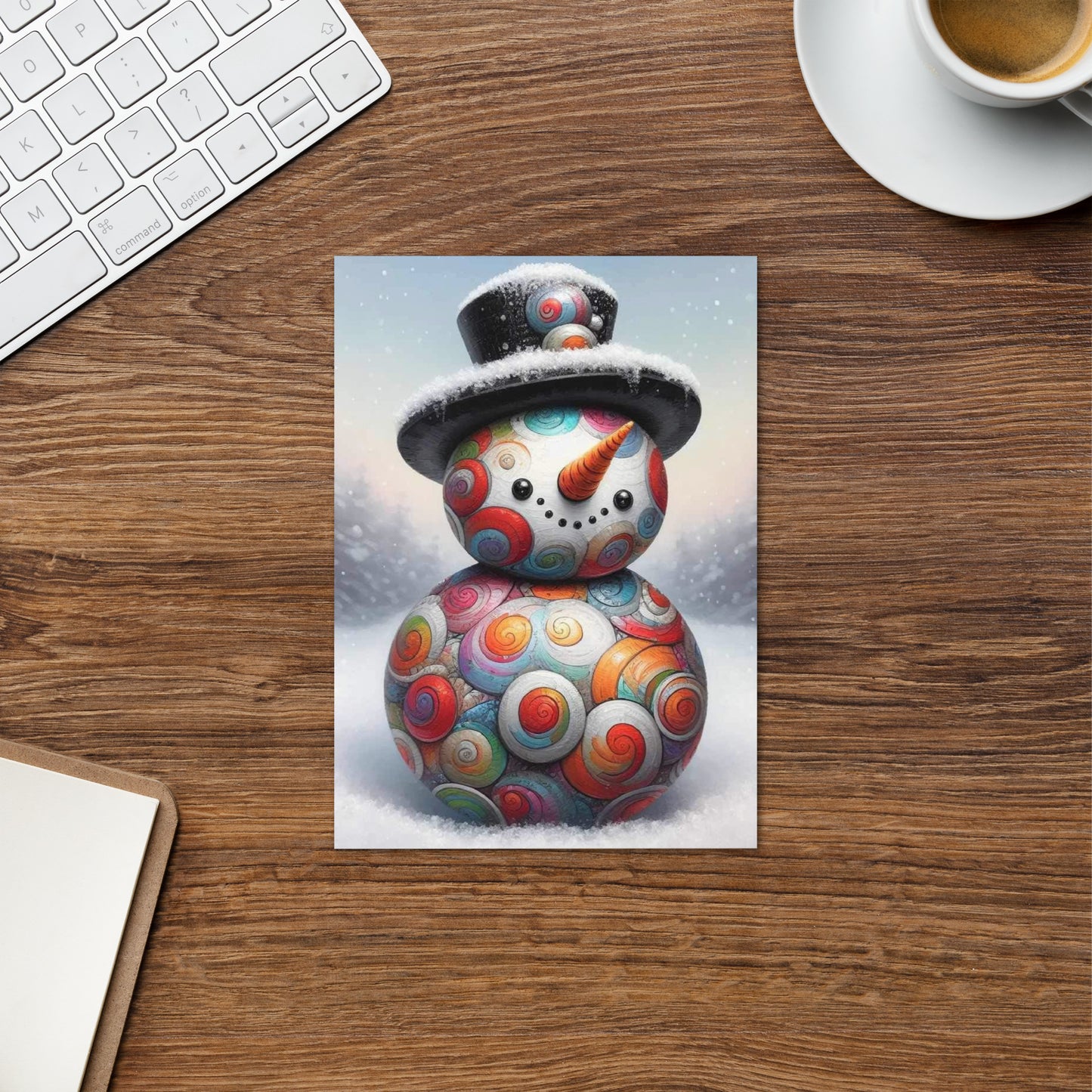 Snowman Christmas Card