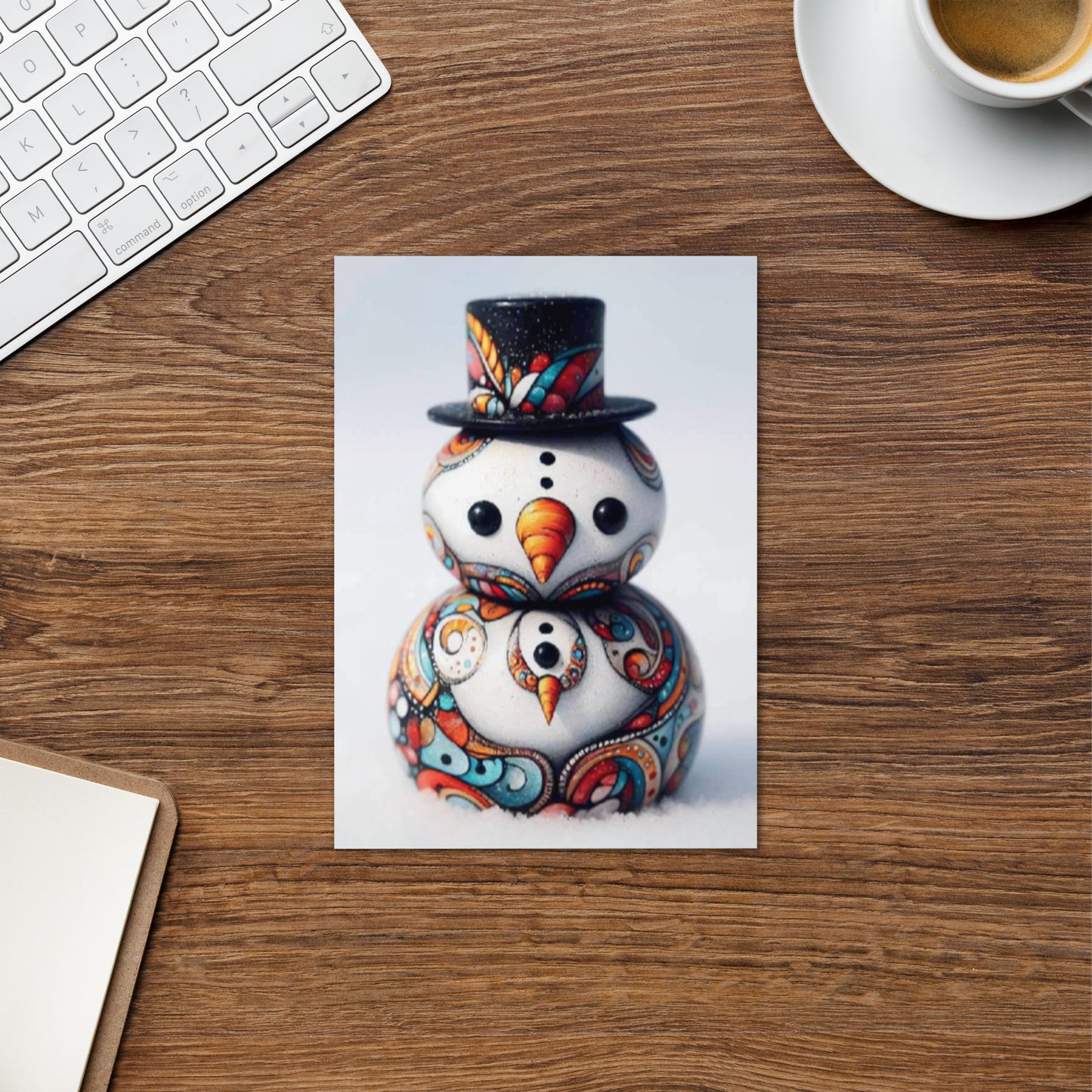 Snowman Christmas Card