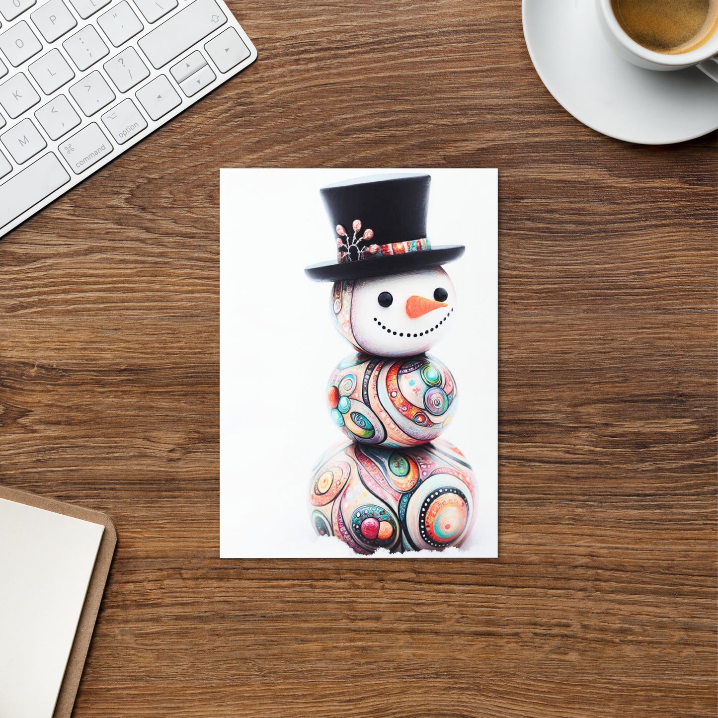 Snowman Christmas Card