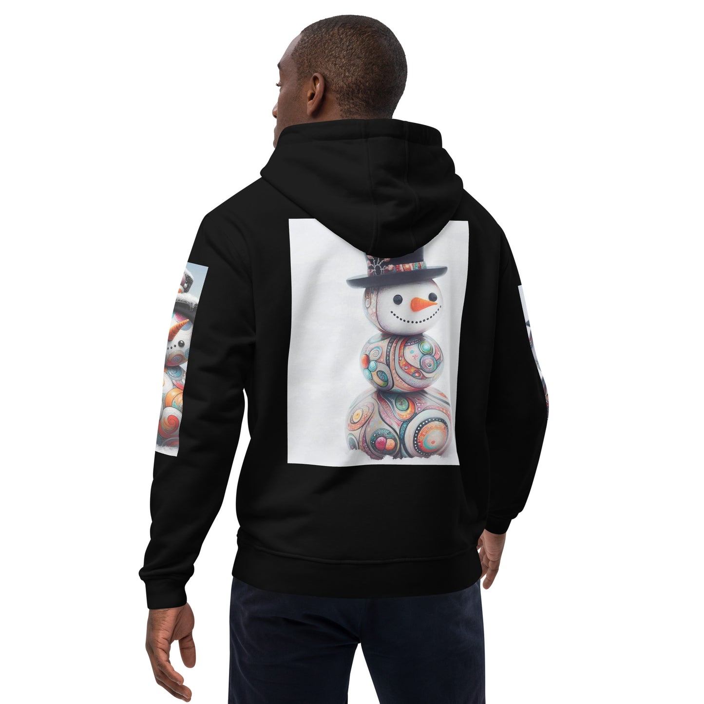 Christmas Snowman Premium eco hoodie