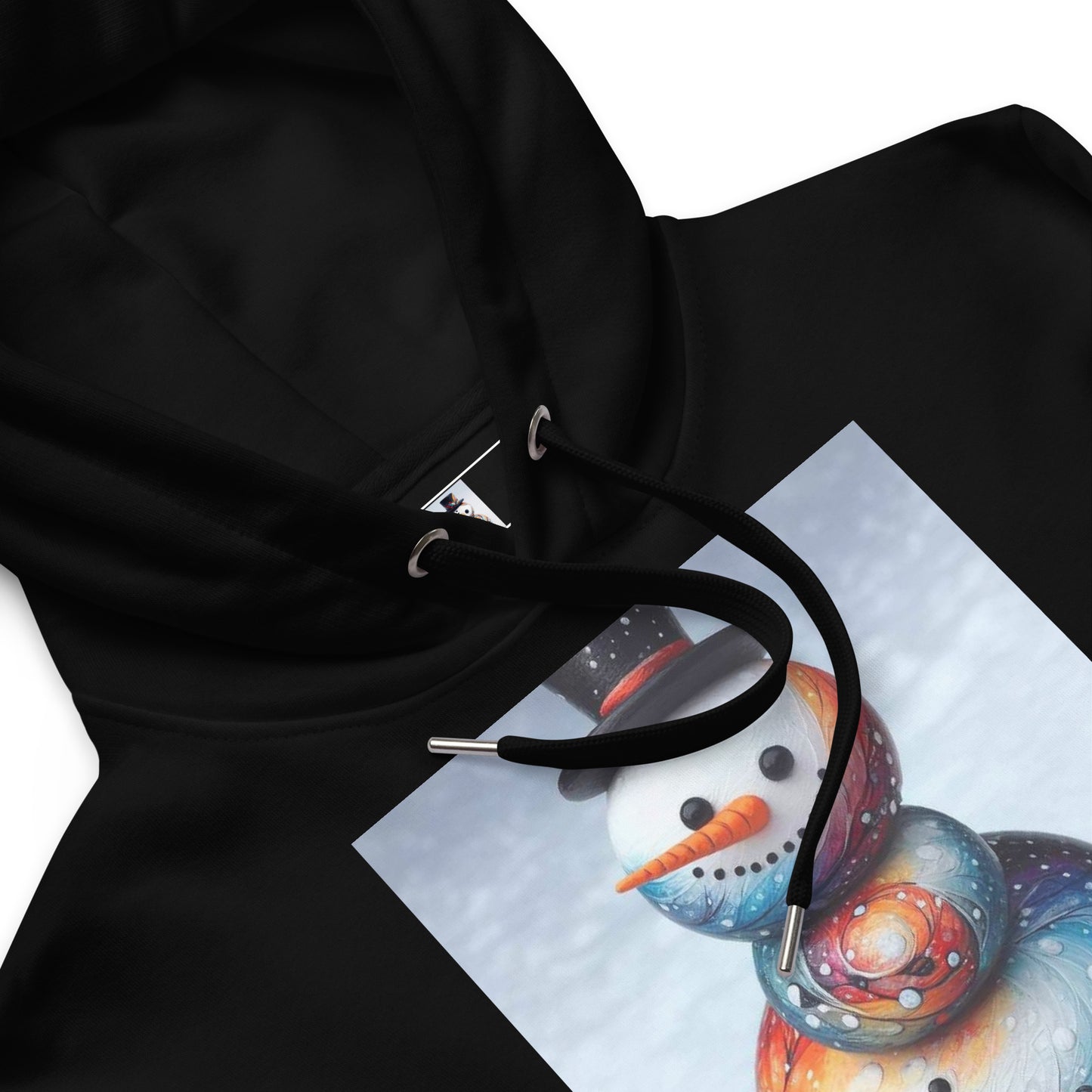 Christmas Snowman Premium eco hoodie