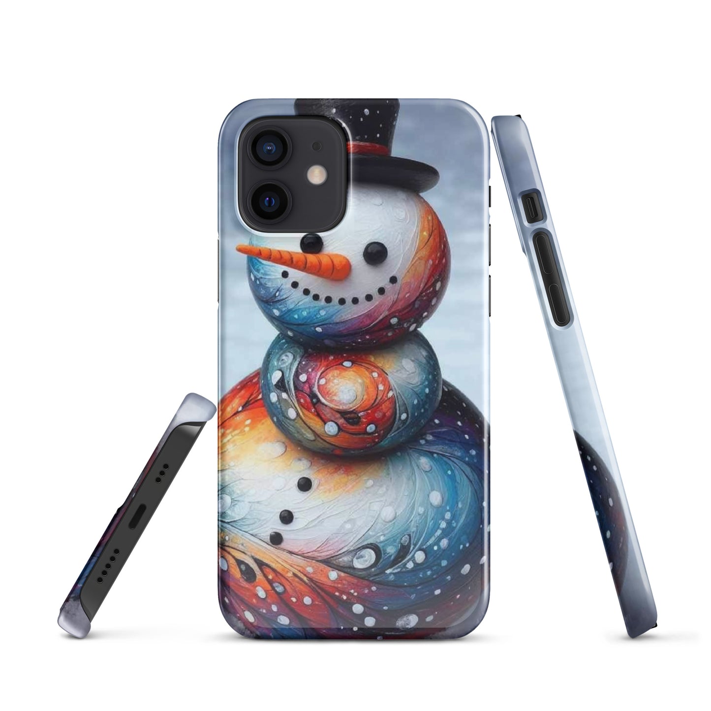 Christmas Snowman Snap case for iPhone®