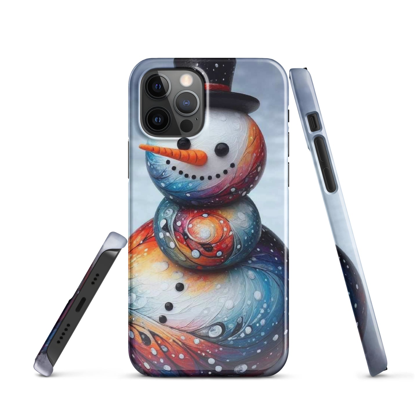 Christmas Snowman Snap case for iPhone®